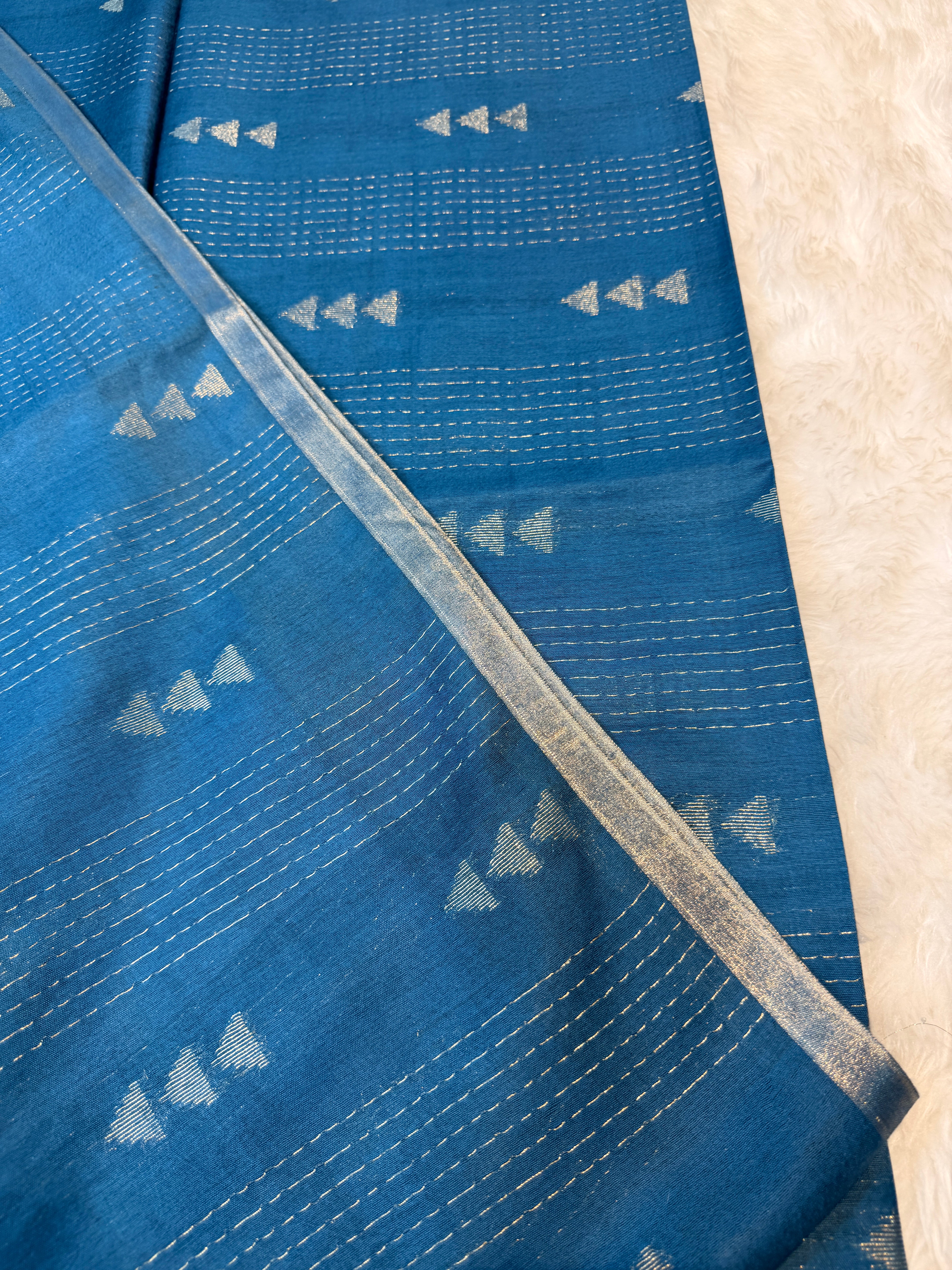 Soft Bengal Cotton-Blue