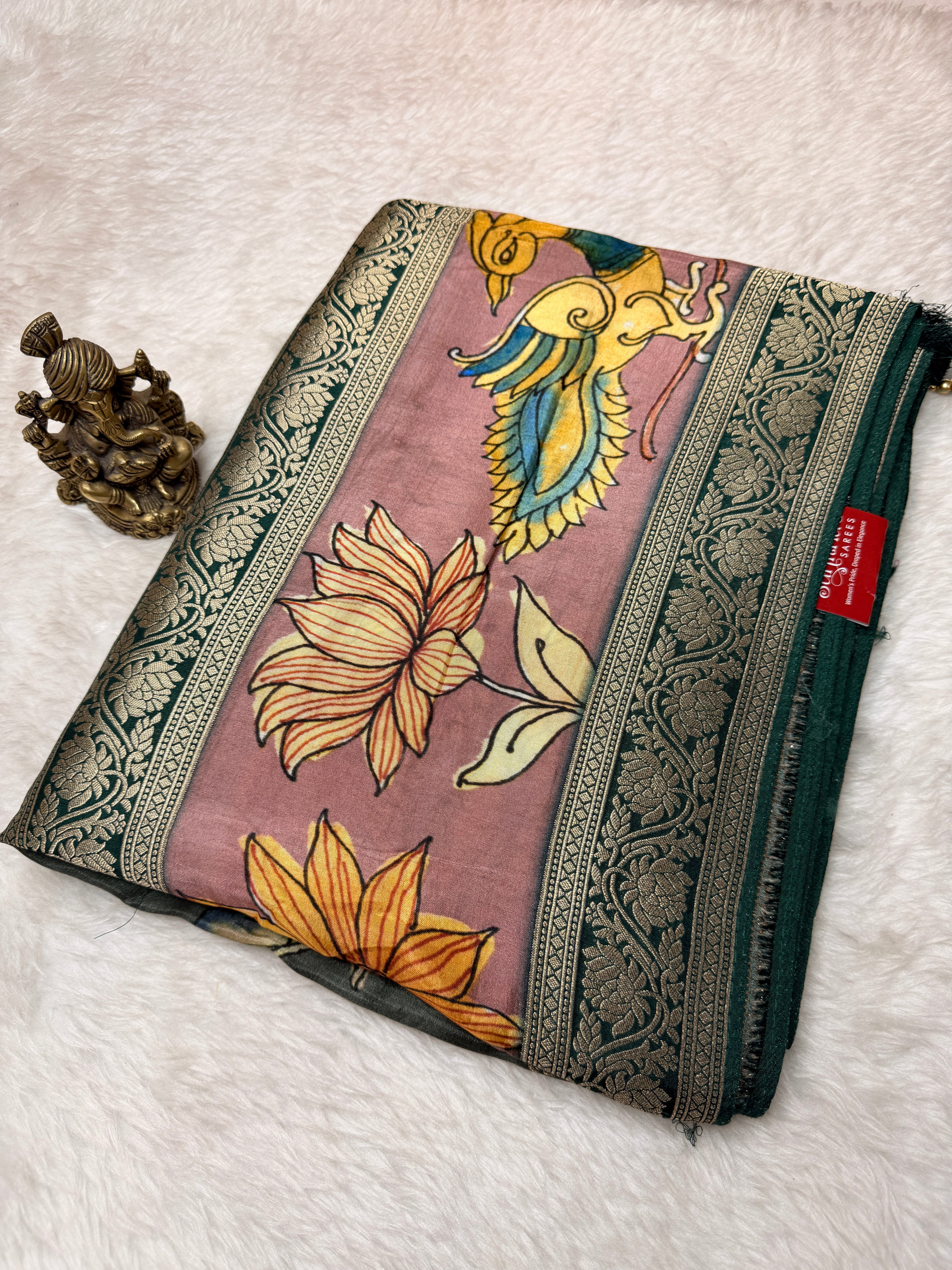 Printed Crepe Silk Grey
