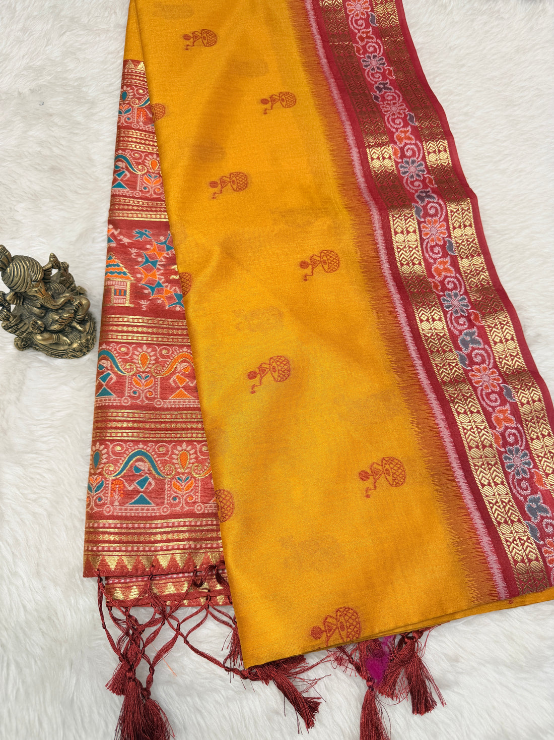 Tussar Silk Ikkat