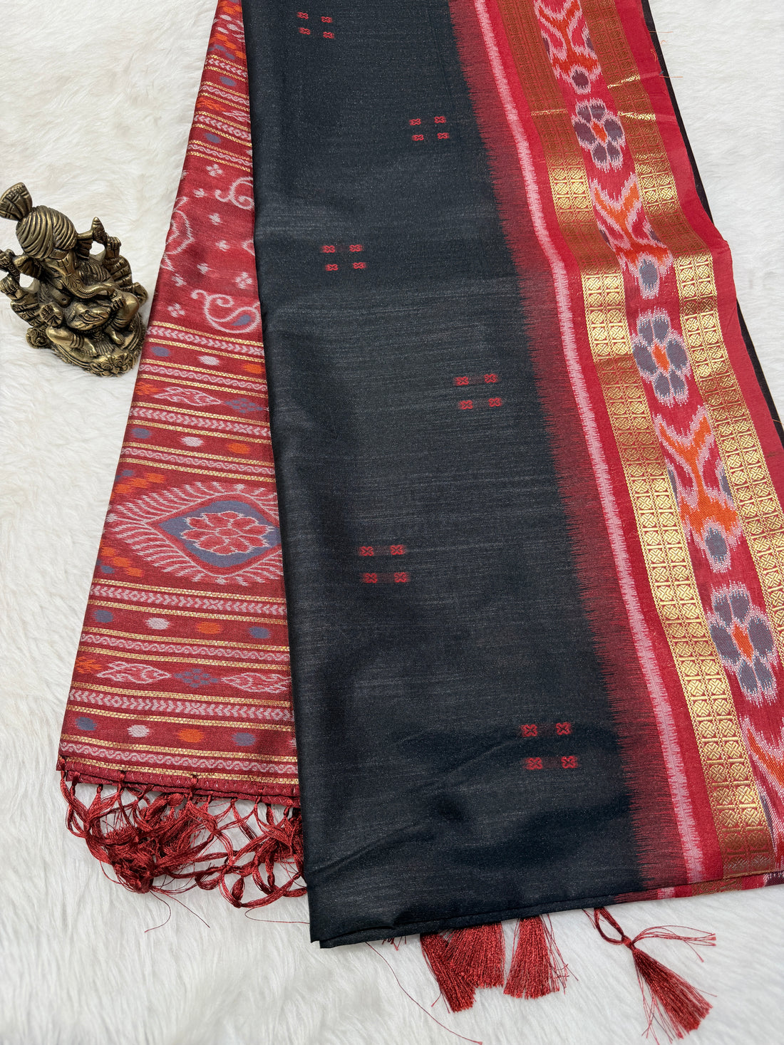 Tussar Silk Ikkat