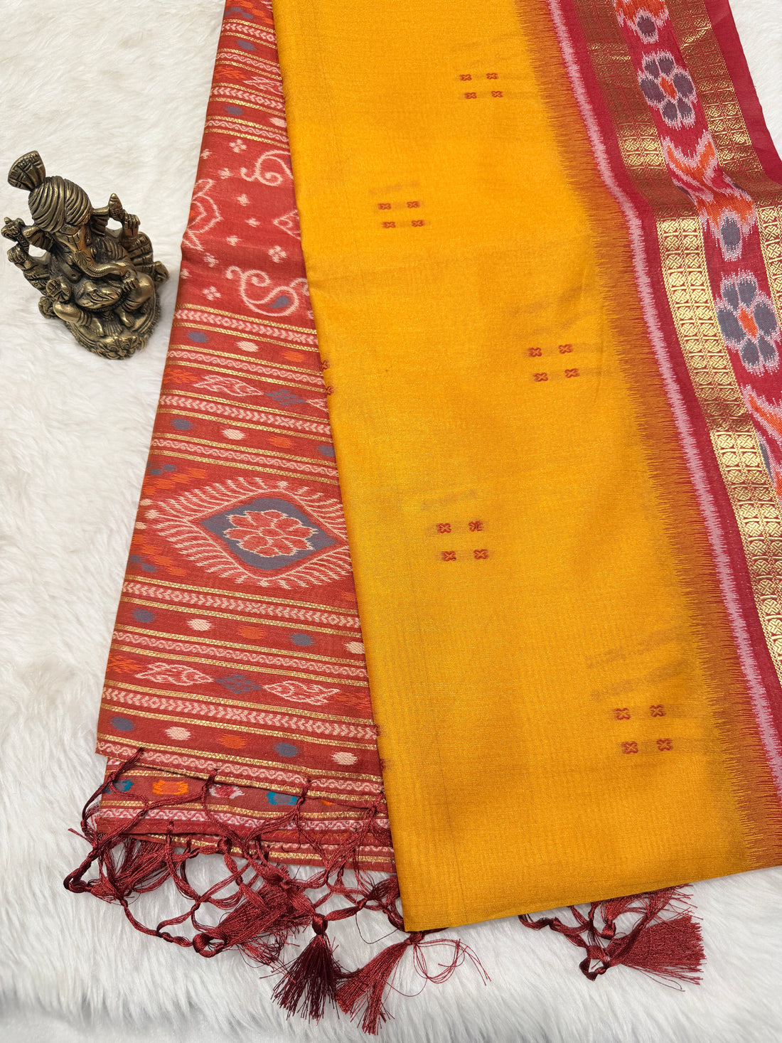 Tussar Silk Ikkat