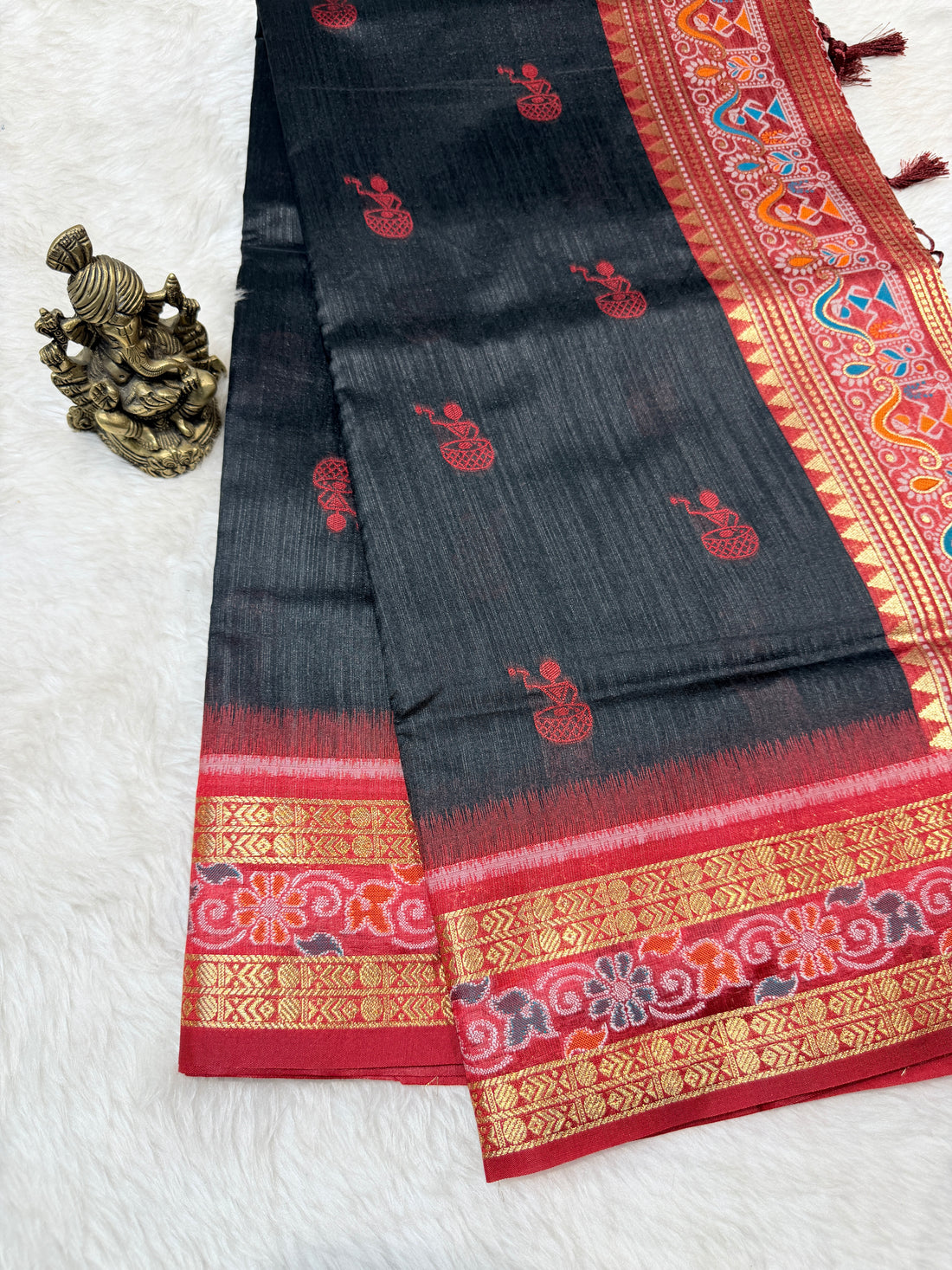 Tussar Silk Ikkat