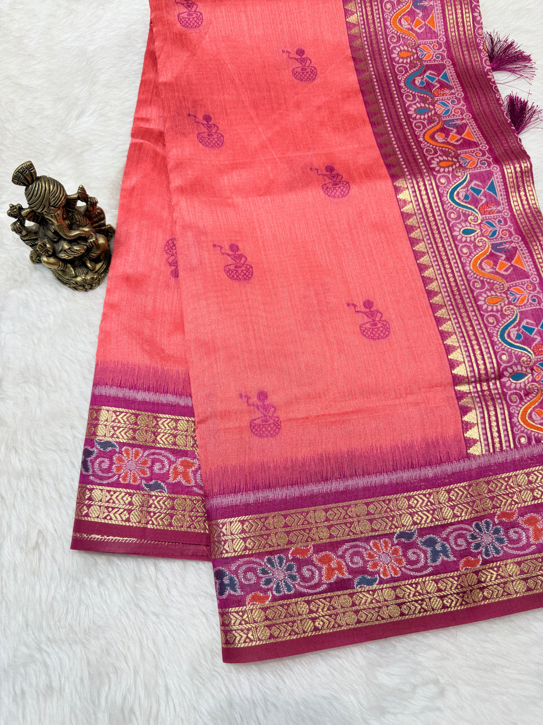 Tussar Silk Ikkat
