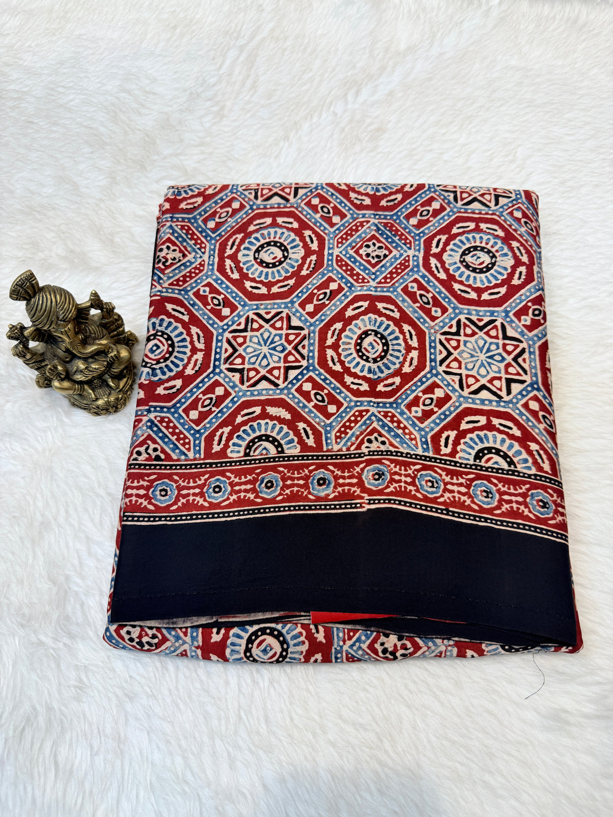 Pure Modal Silk Ajrak Print