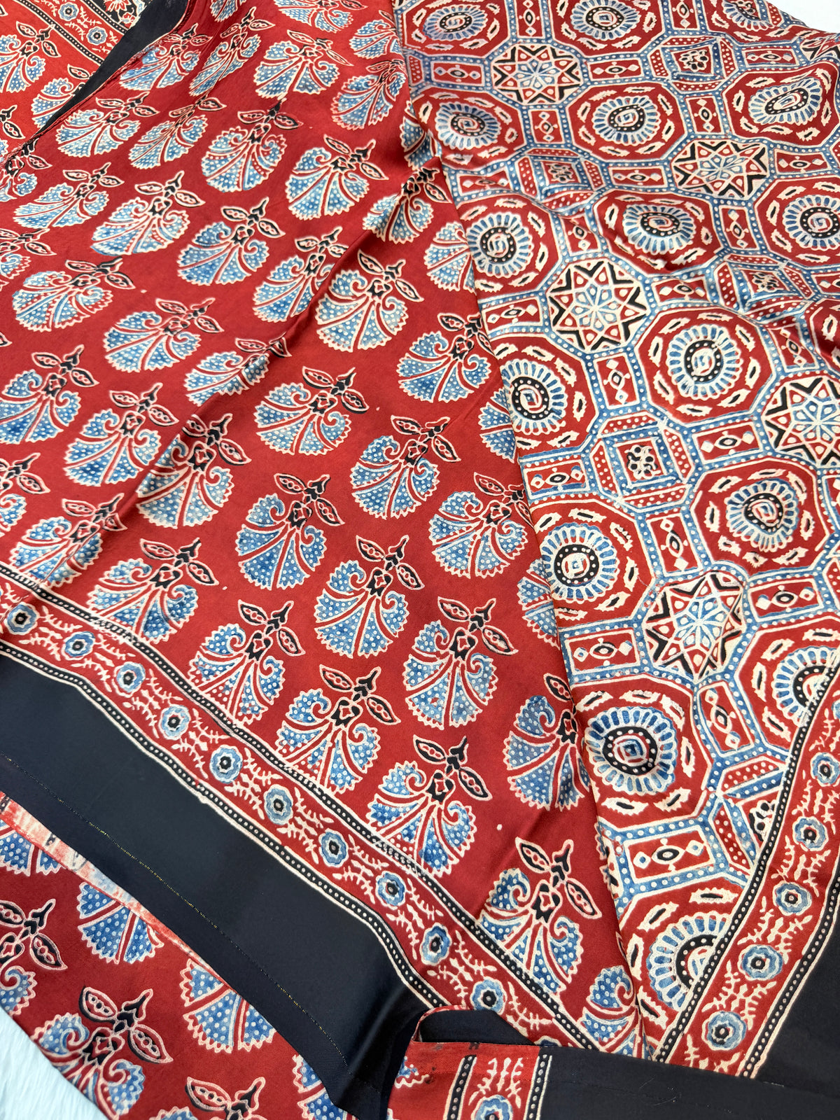 Pure Modal Silk Ajrak Print