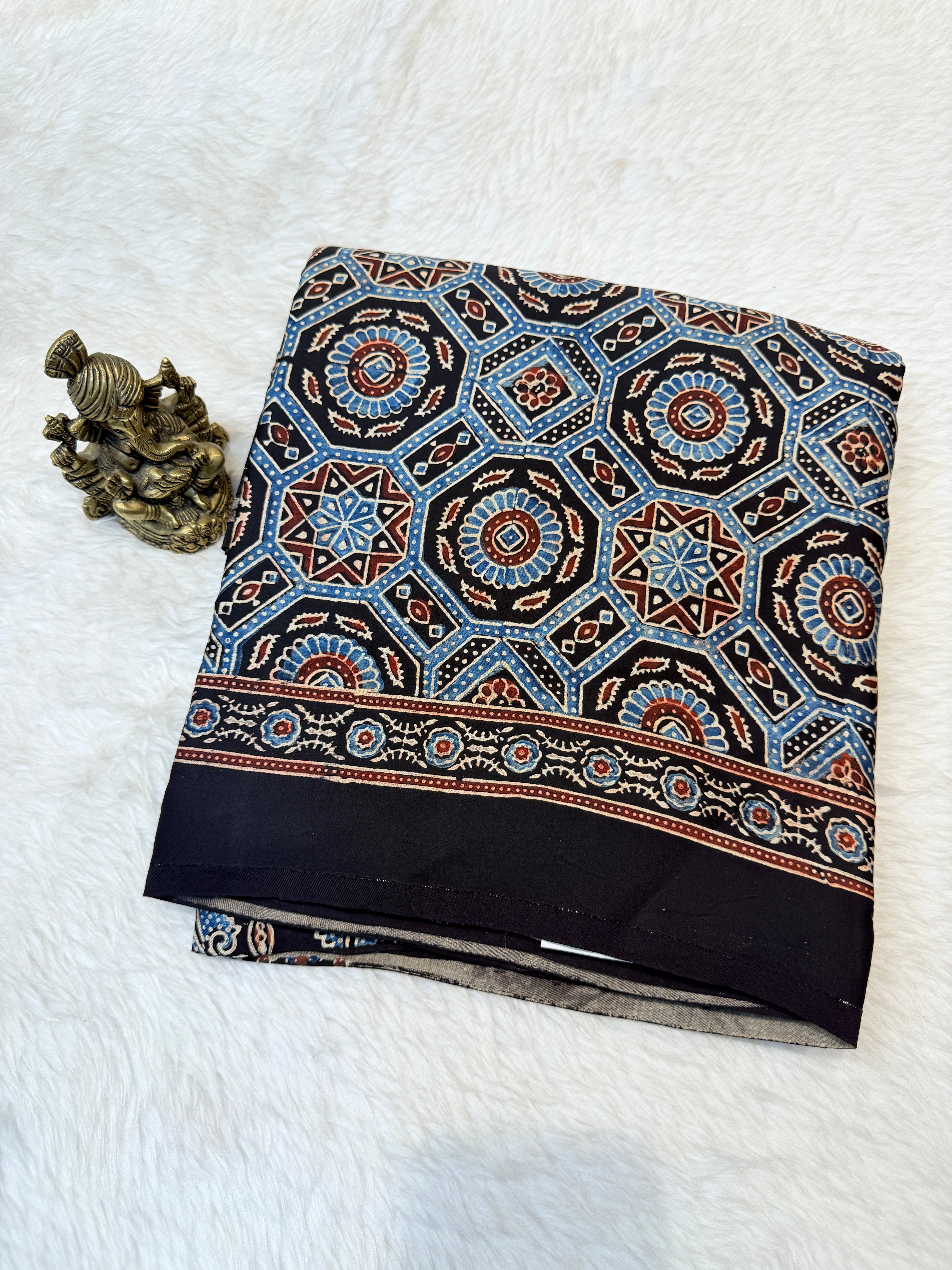 Pure Modal Silk Ajrak Print