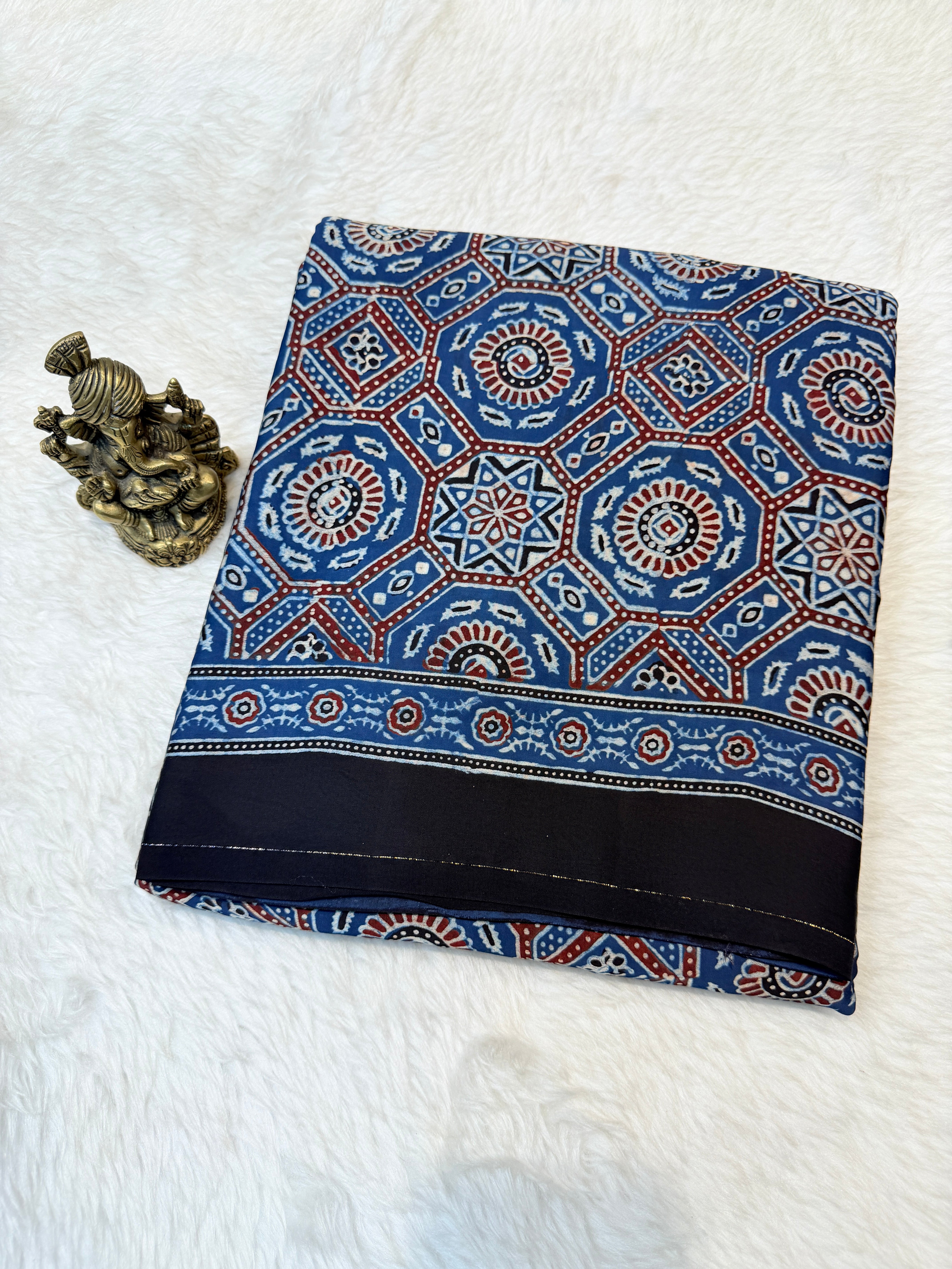 Pure Modal Silk Ajrak Print