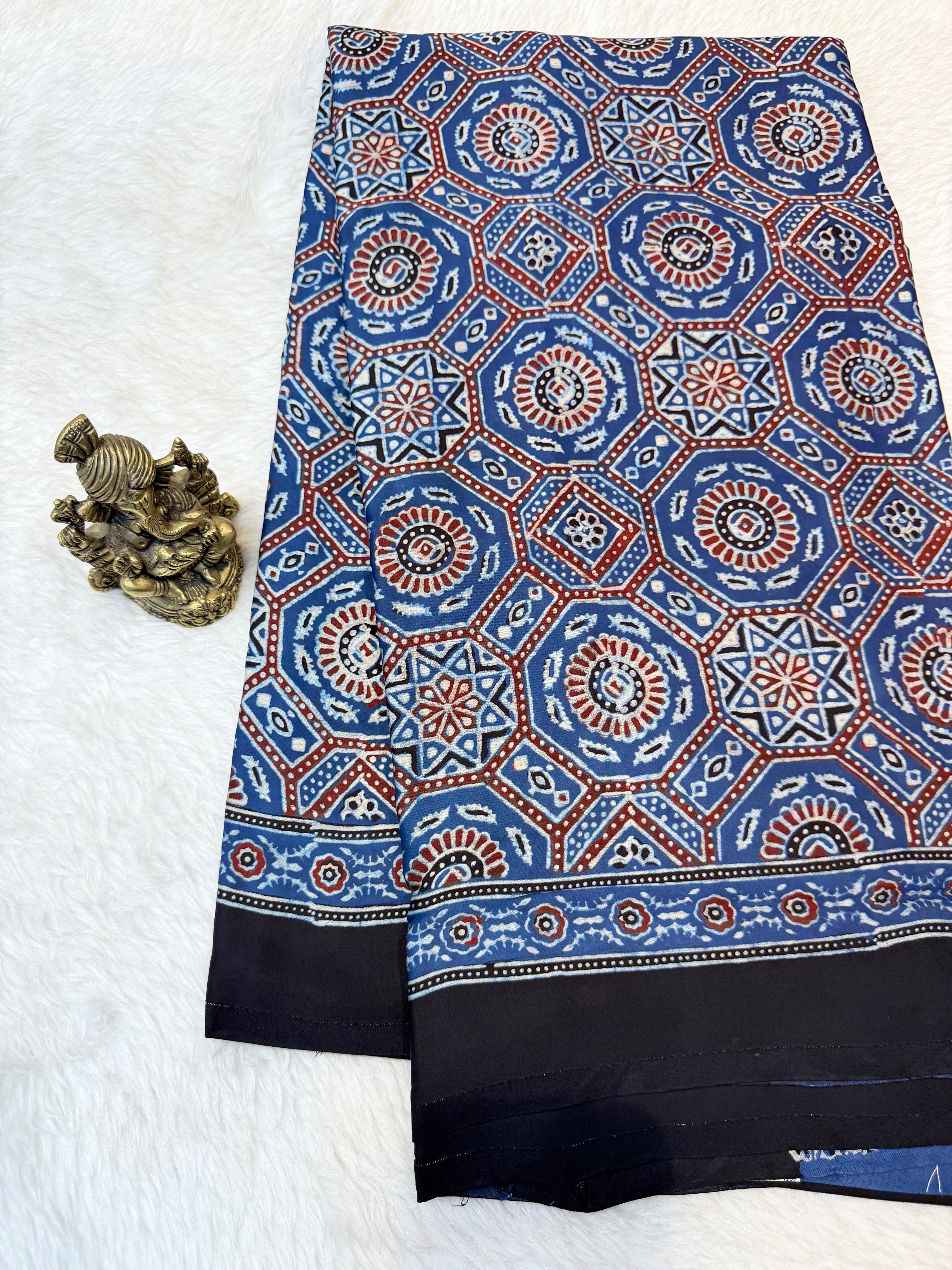 Pure Modal Silk Ajrak Print