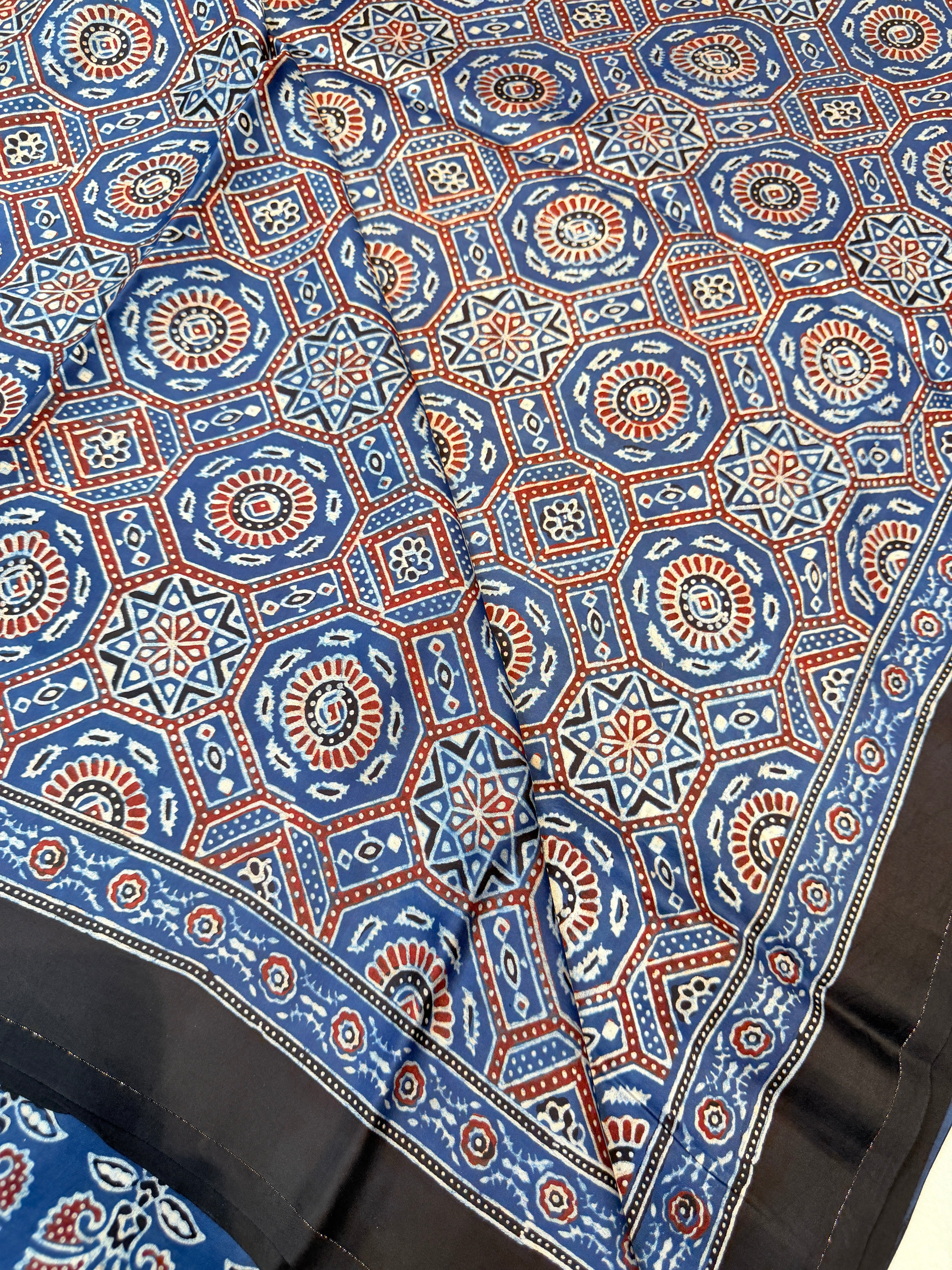 Pure Modal Silk Ajrak Print