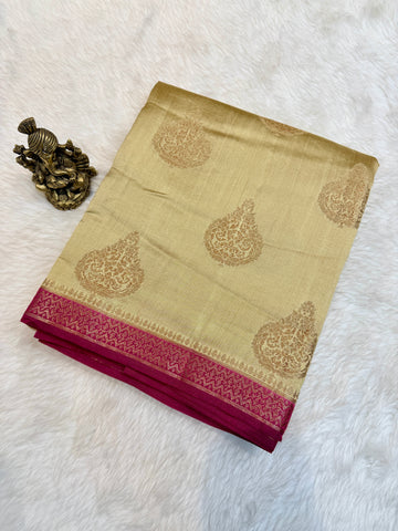 Pure Chiniya Banras Silk Antique Zari