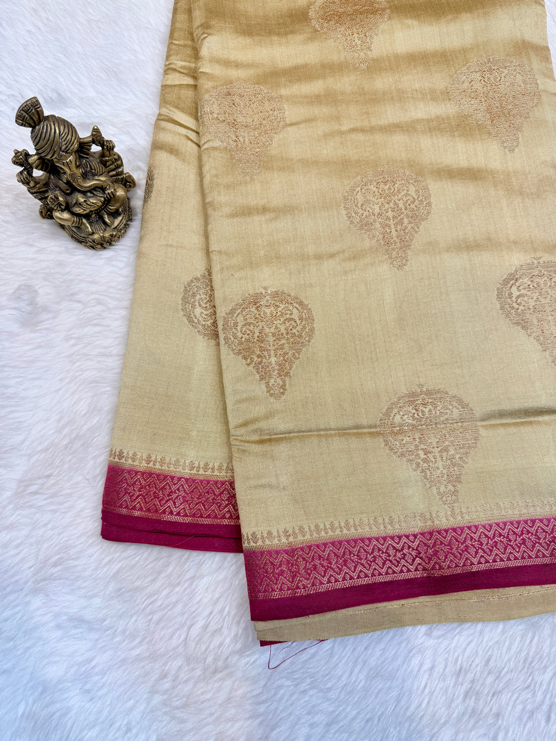 Pure Chiniya Banras Silk Antique Zari
