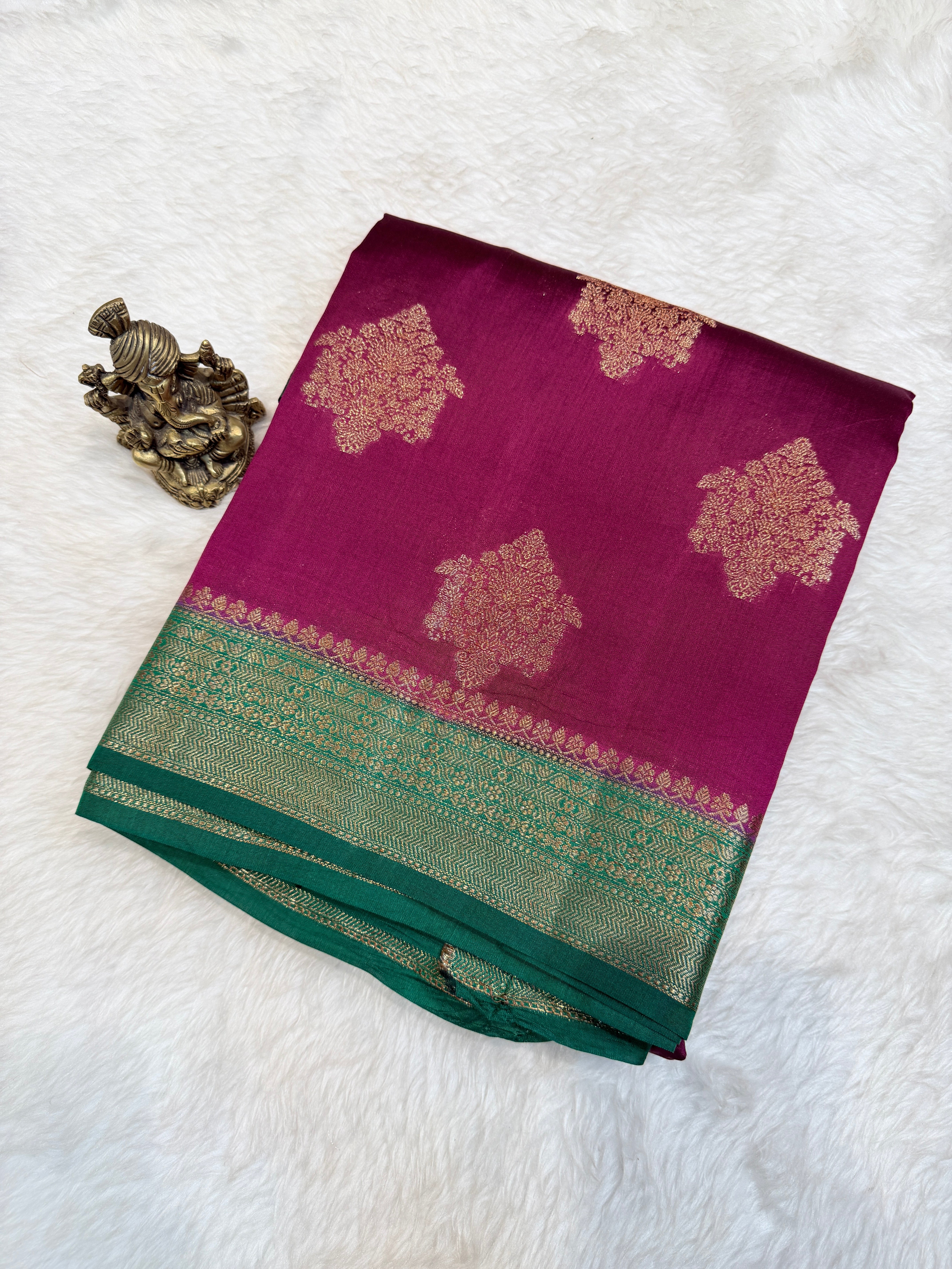 Pure Chiniya Banras Silk Antique Zari