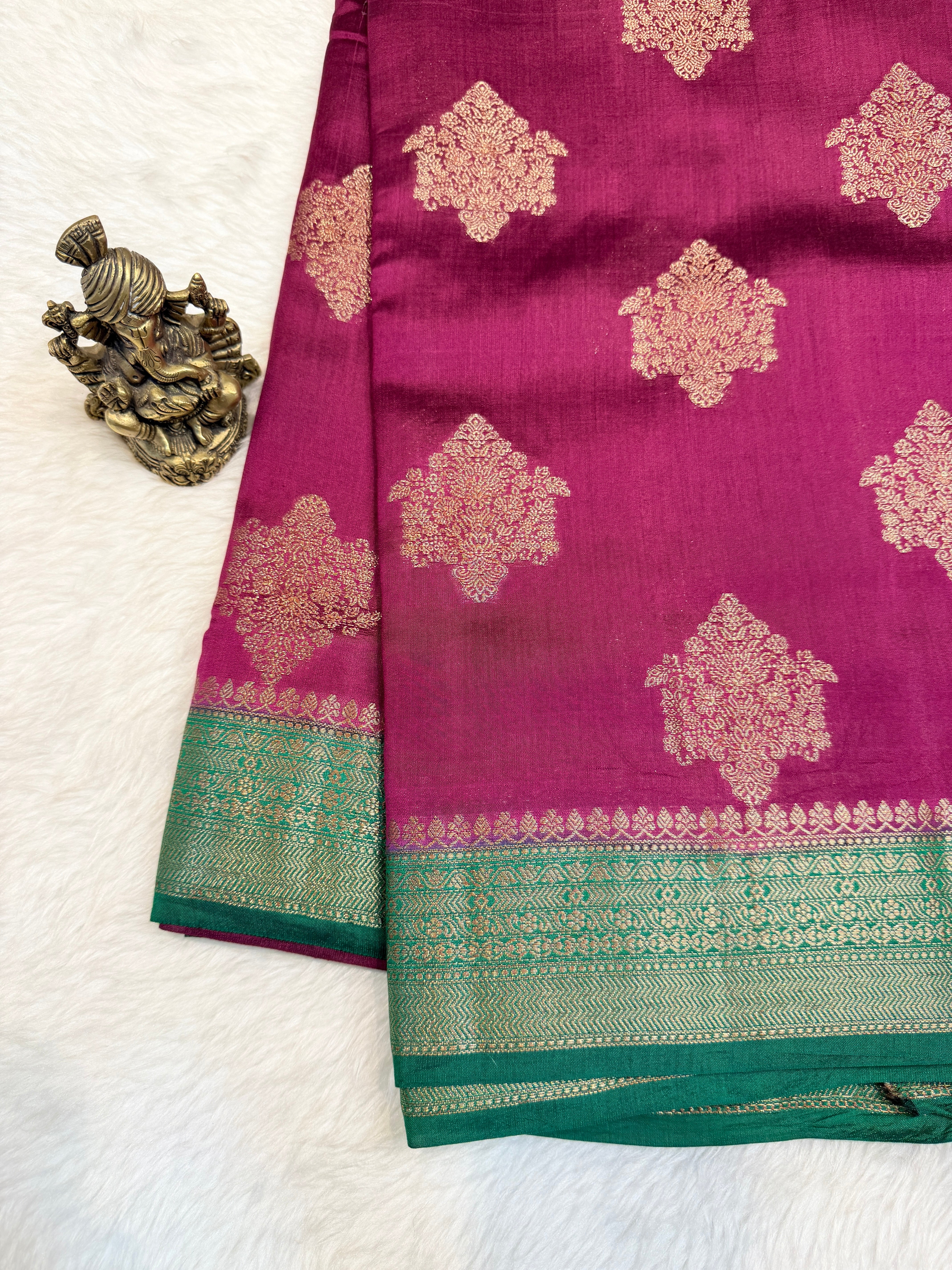 Pure Chiniya Banras Silk Antique Zari