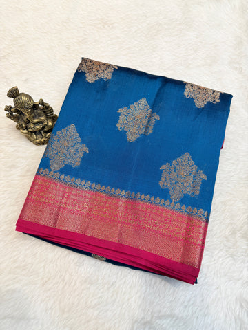 Pure Chiniya Banras Silk Antique Zari