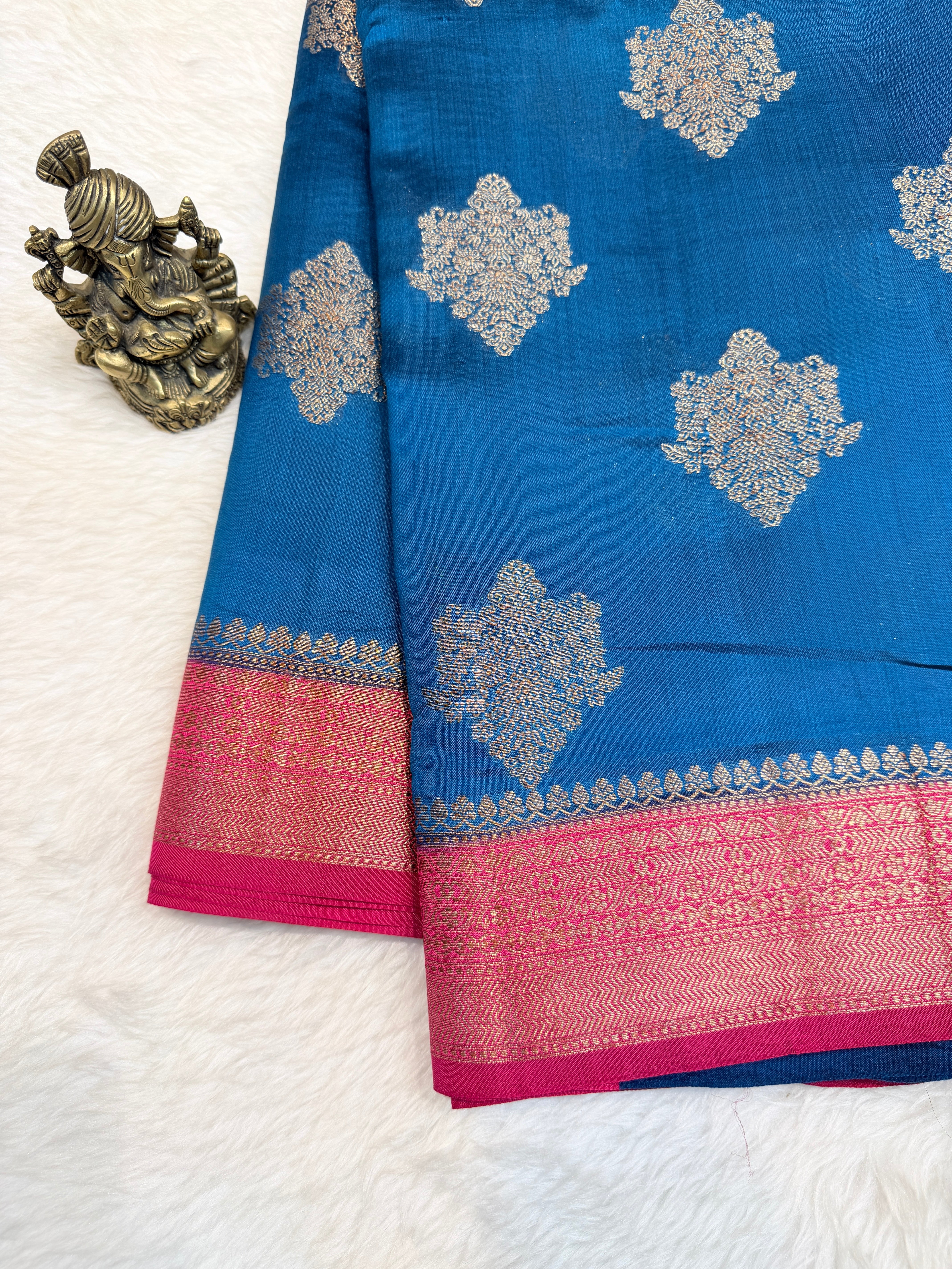 Pure Chiniya Banras Silk Antique Zari