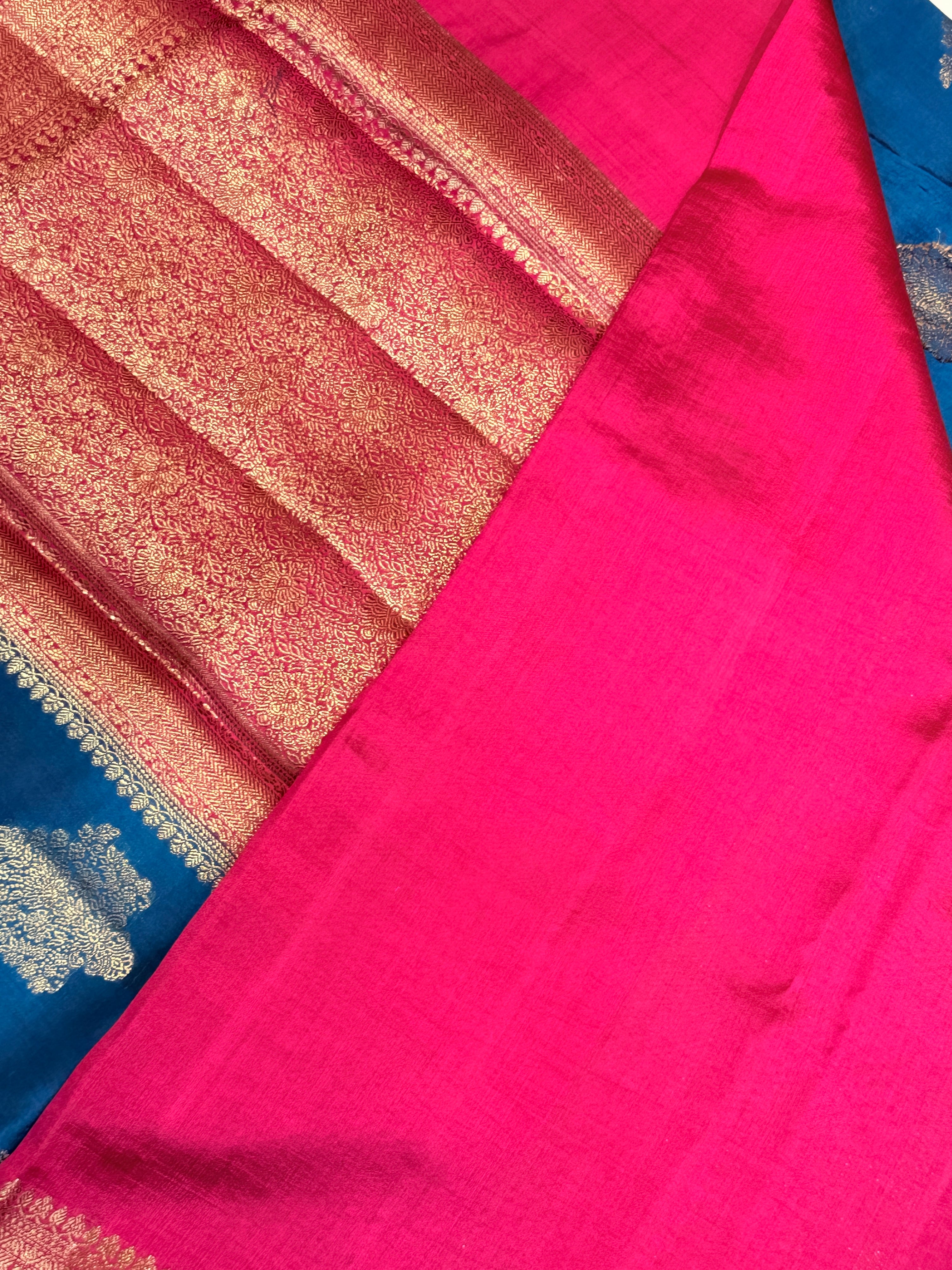 Pure Chiniya Banras Silk Antique Zari
