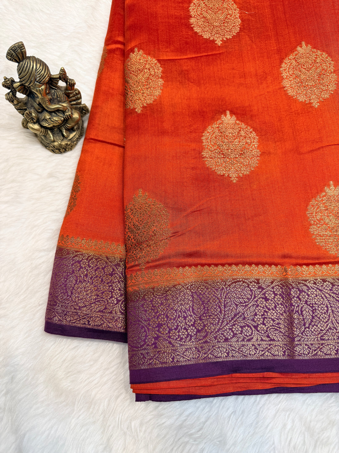 Pure Chiniya Banras Silk Antique Zari