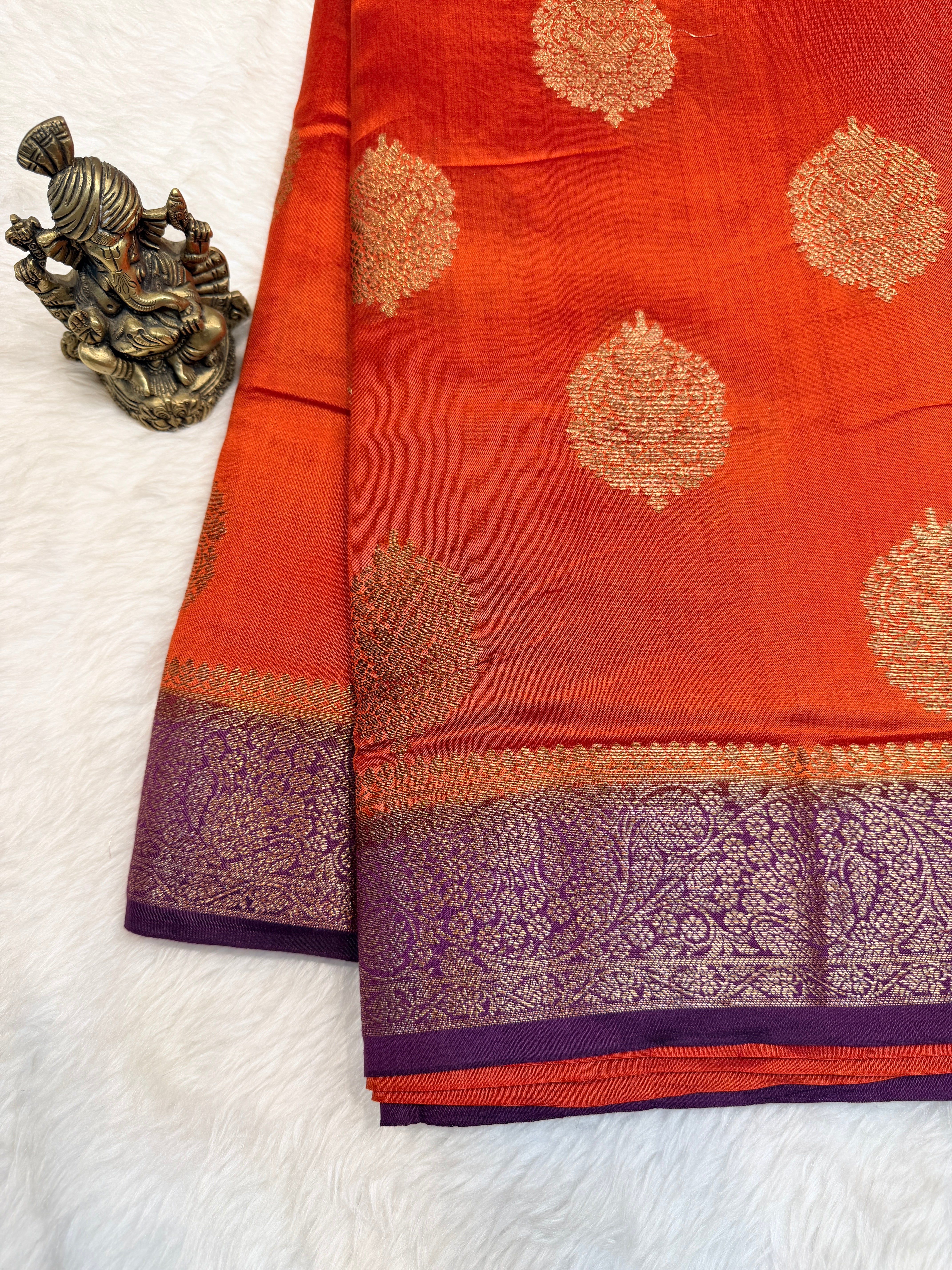 Pure Chiniya Banras Silk Antique Zari
