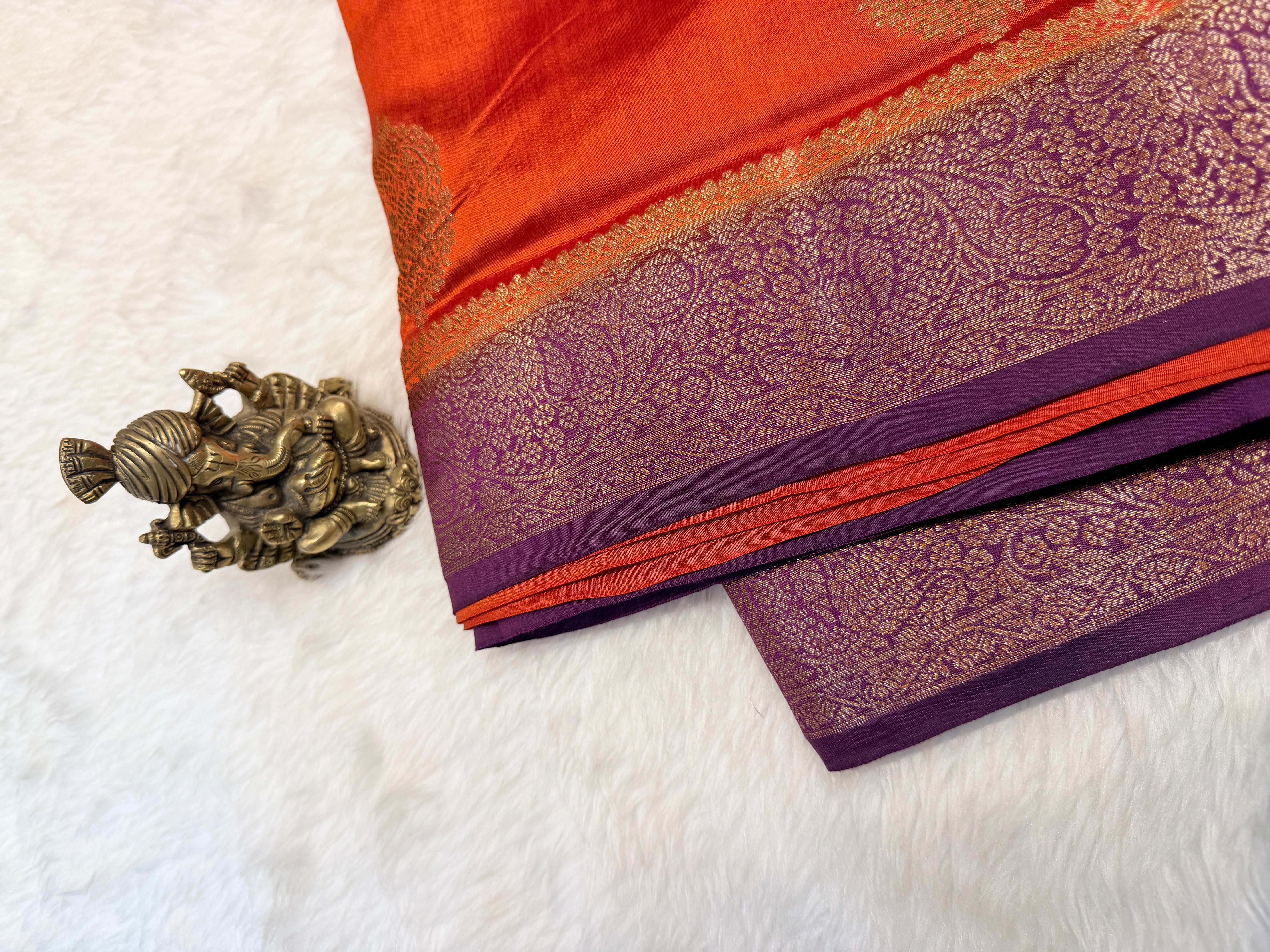 Pure Chiniya Banras Silk Antique Zari