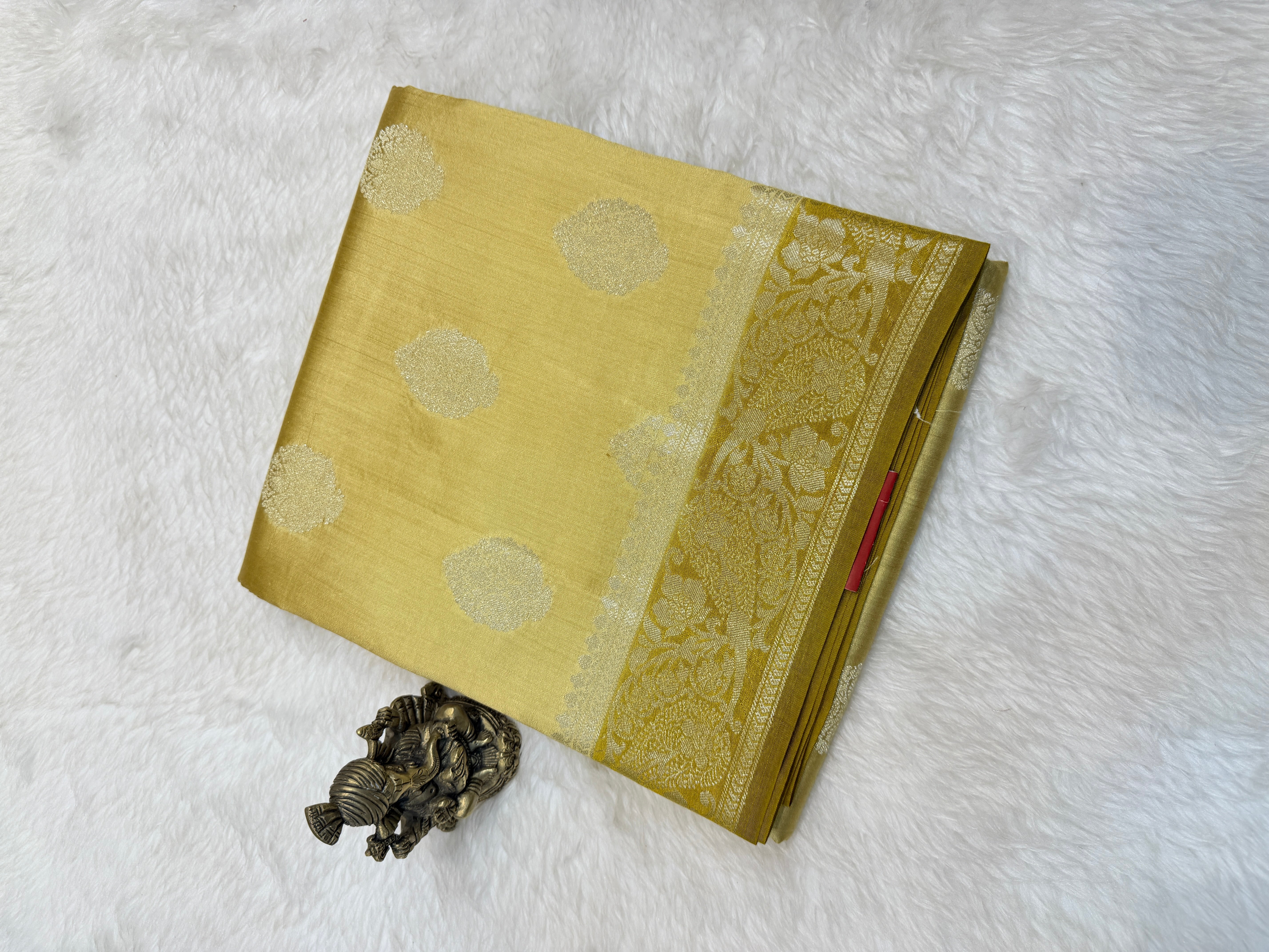 Pure Chiniya Banaras Silver Zari Silk