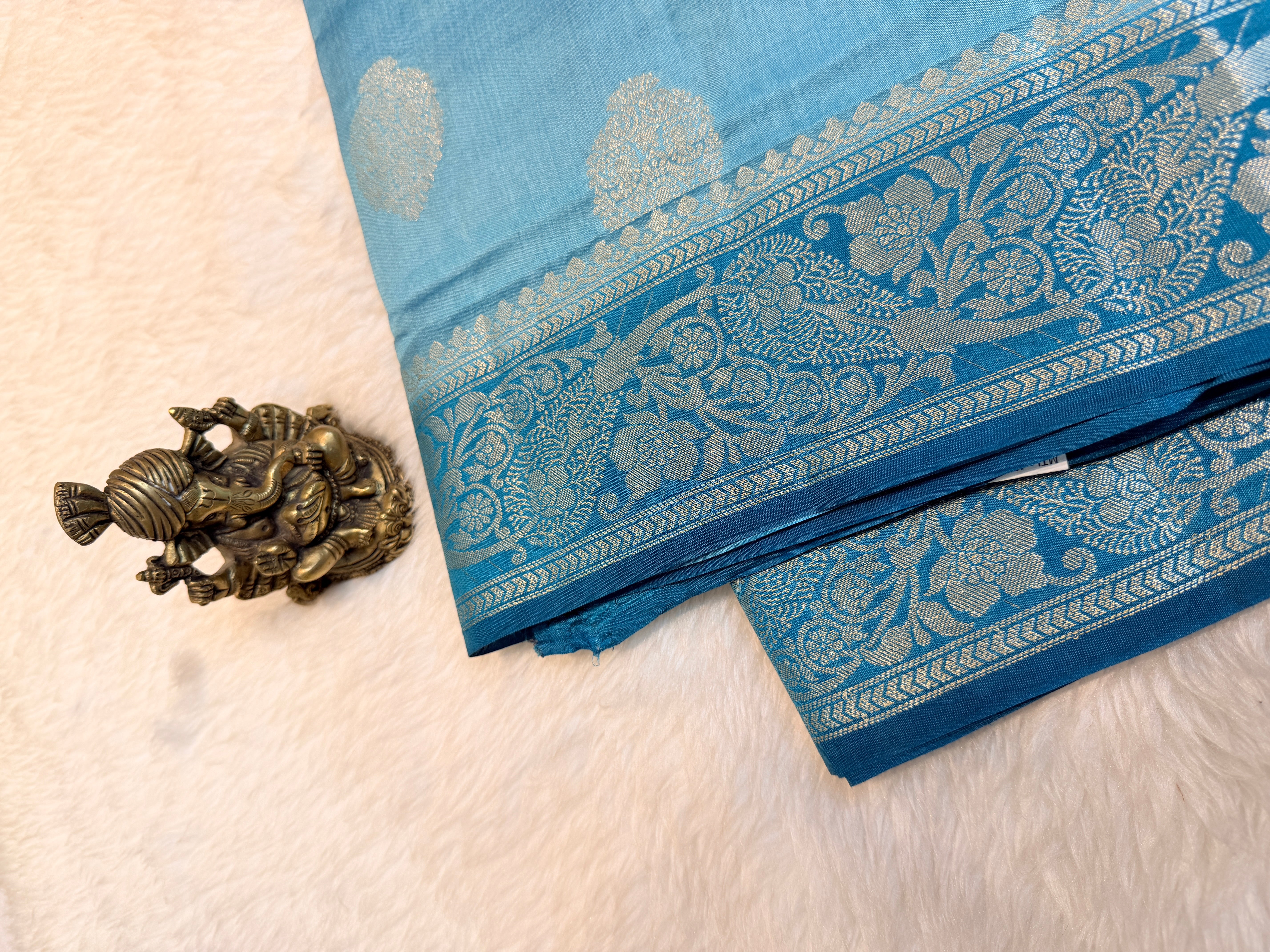 Pure Chiniya Banaras Silver Zari Silk