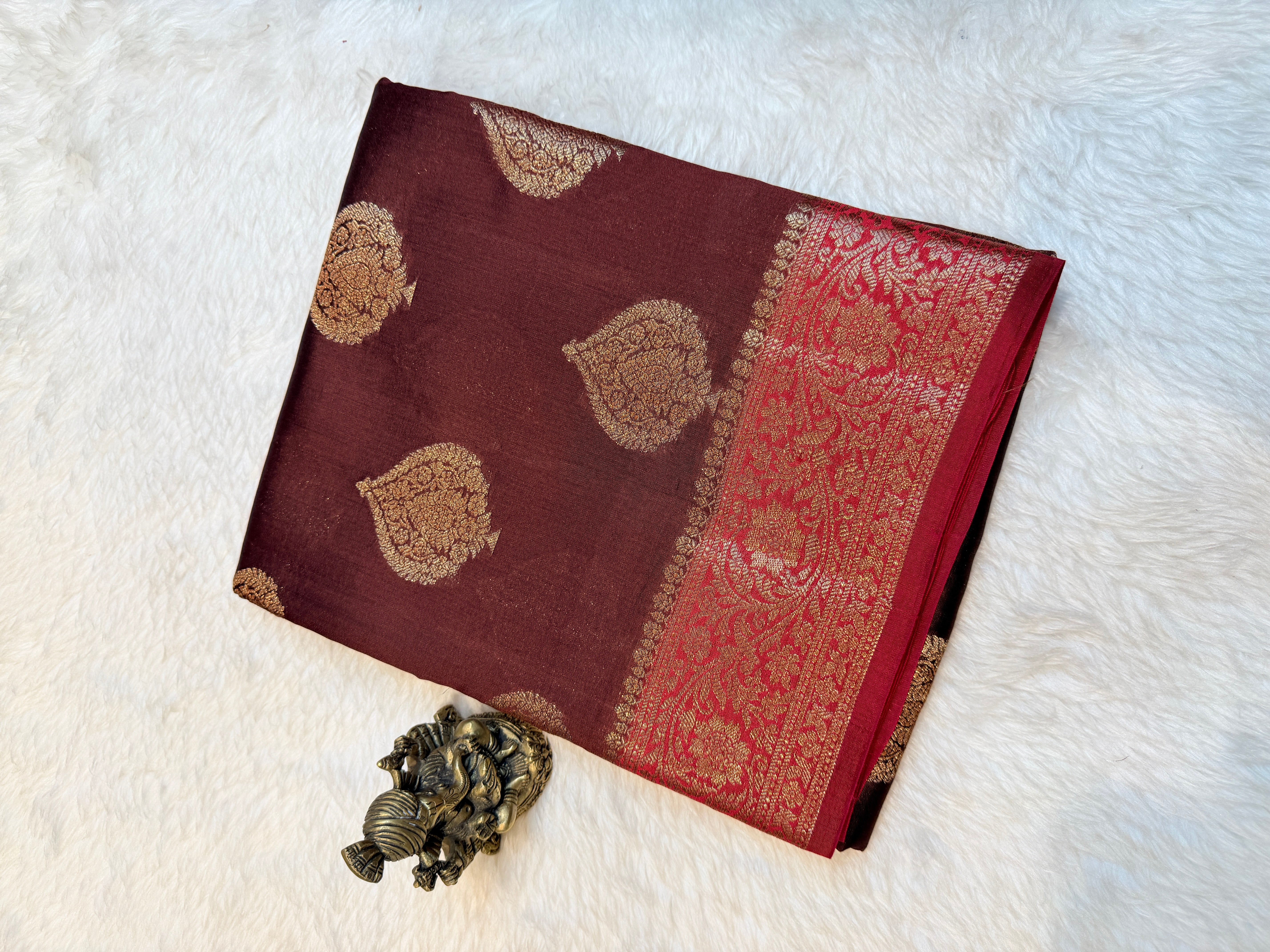 Pure Chiniya Banras Silk Antique Zari
