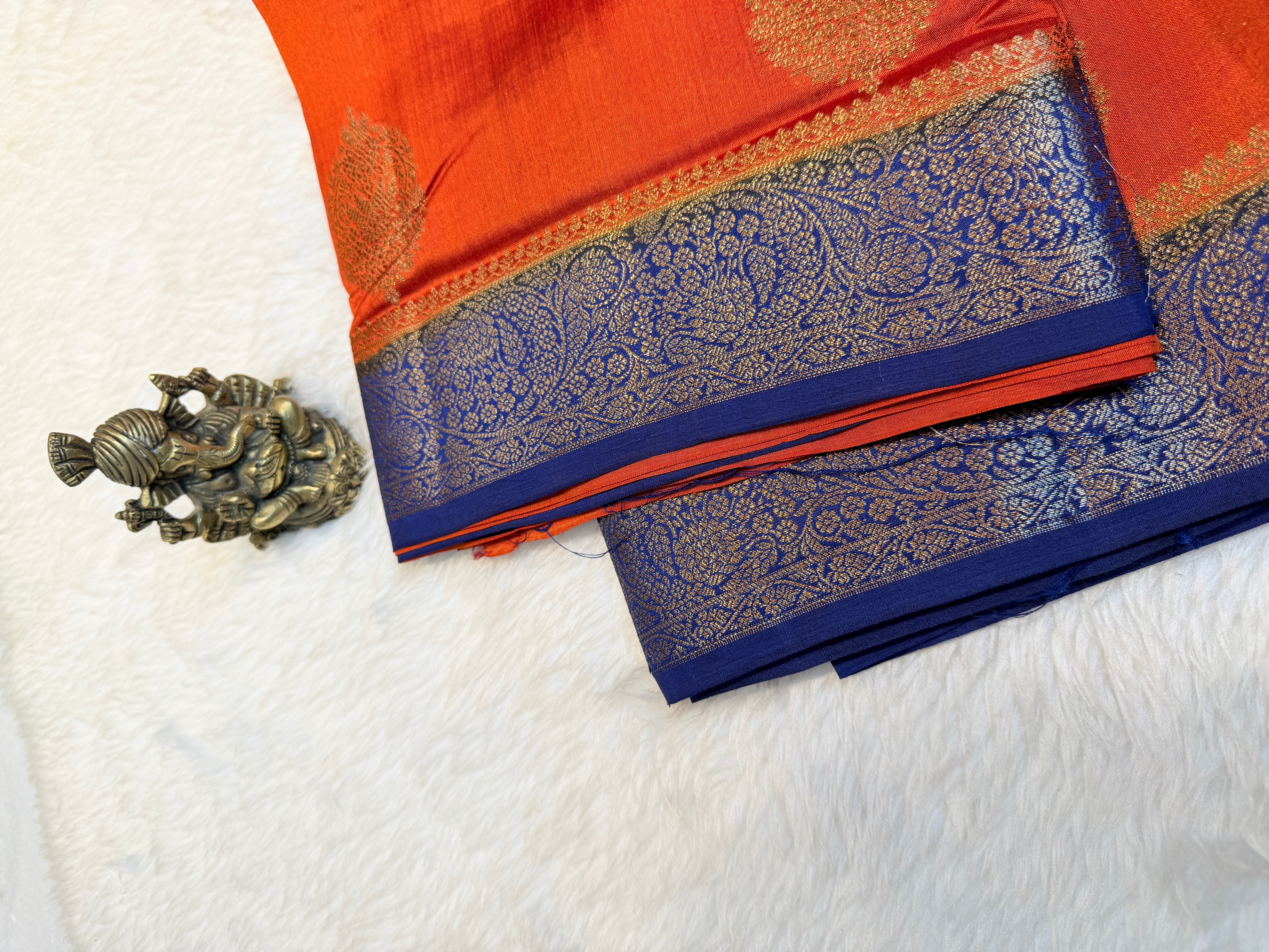 Pure Chiniya Banras Silk Antique Zari