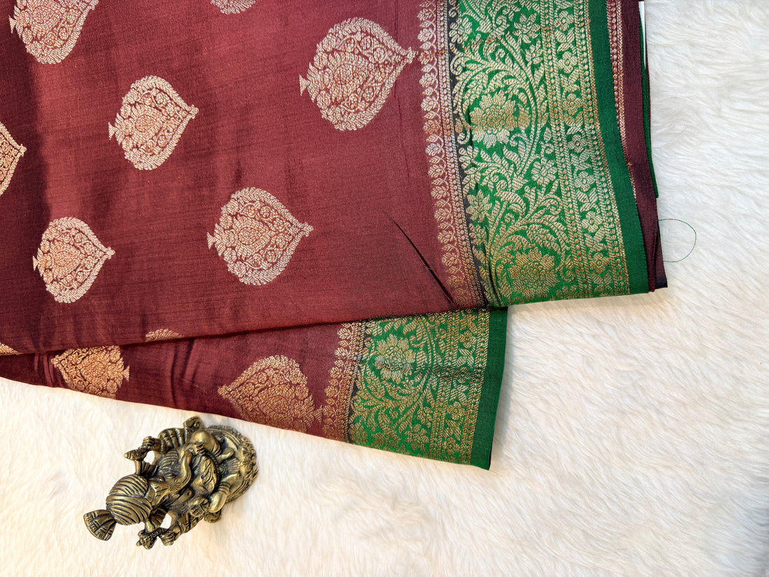 Pure Chiniya Banras Silk Antique Zari