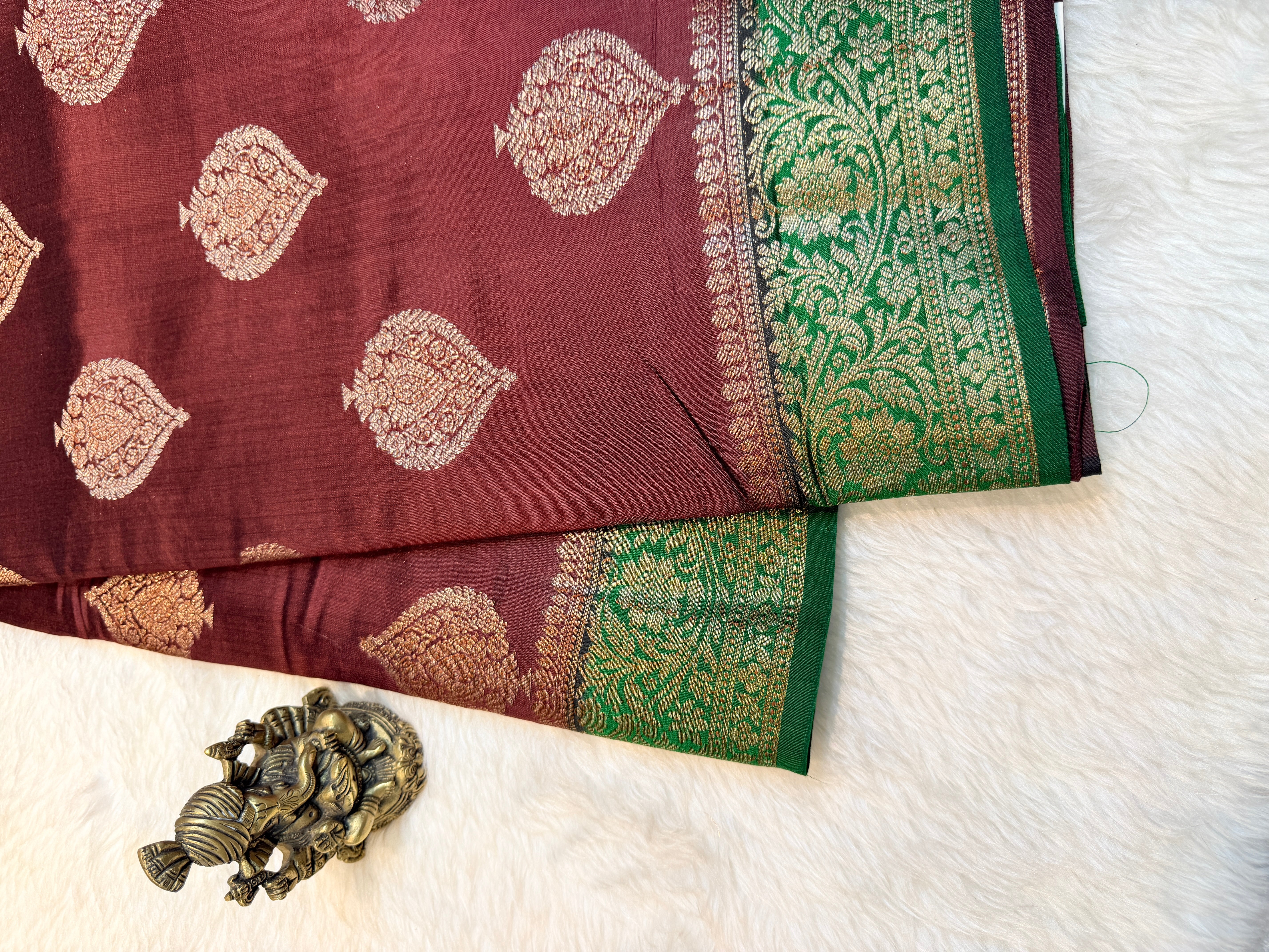 Pure Chiniya Banras Silk Antique Zari