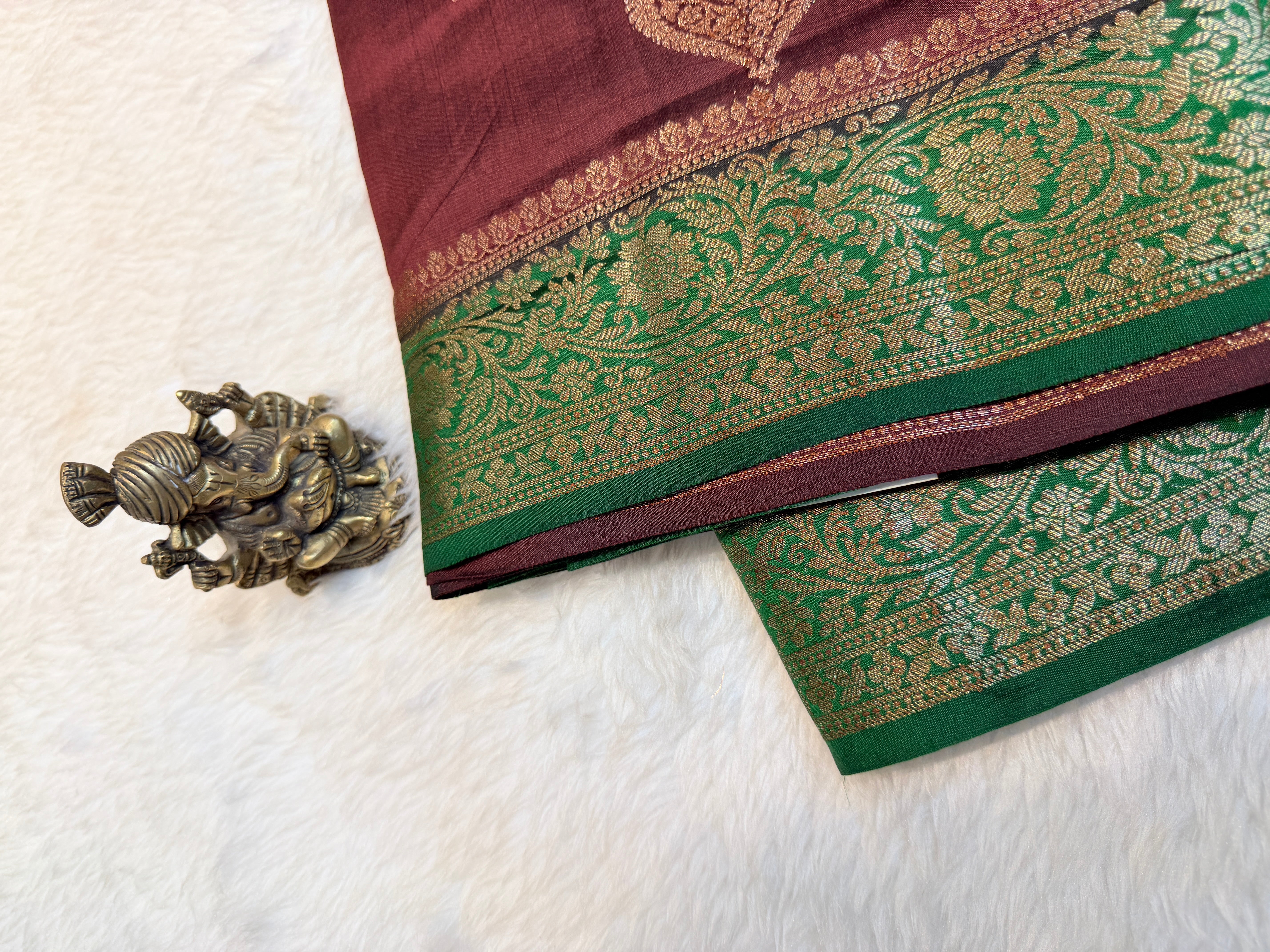 Pure Chiniya Banras Silk Antique Zari