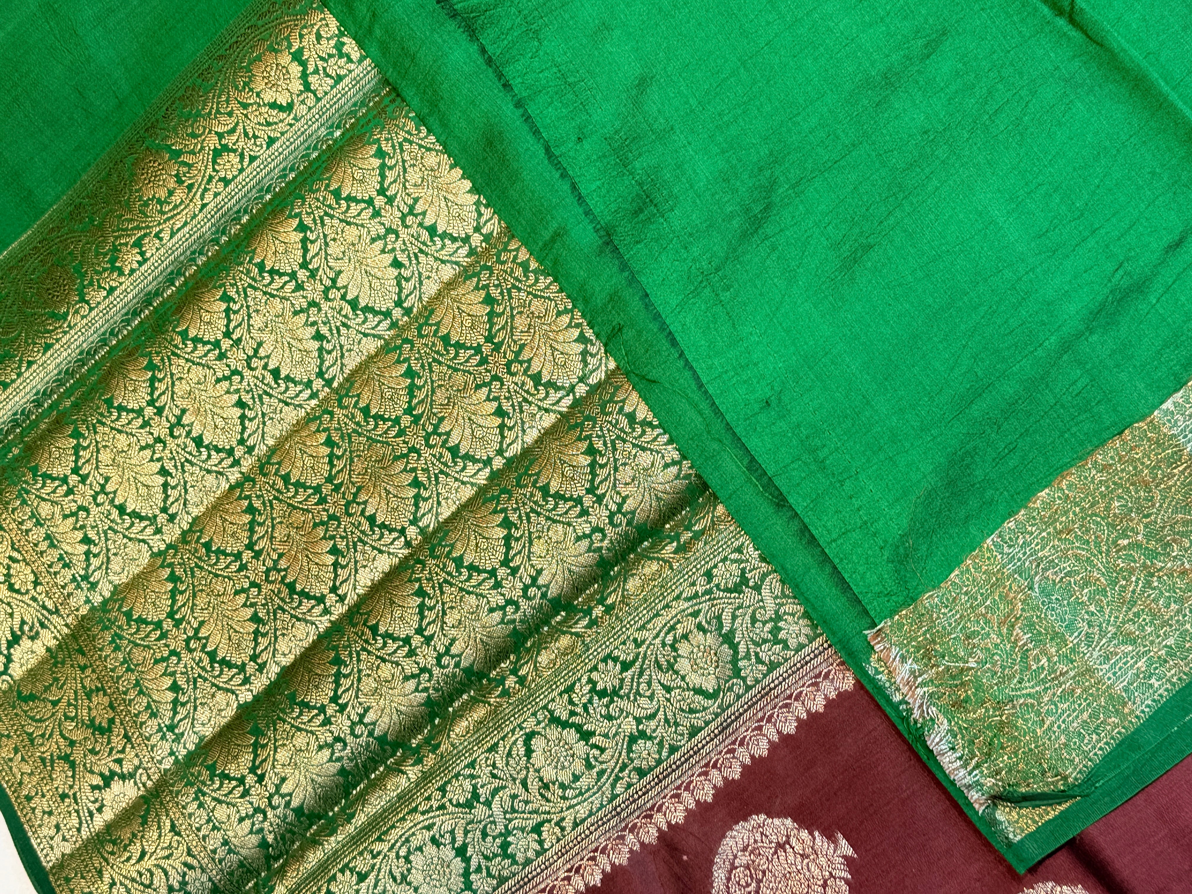 Pure Chiniya Banras Silk Antique Zari