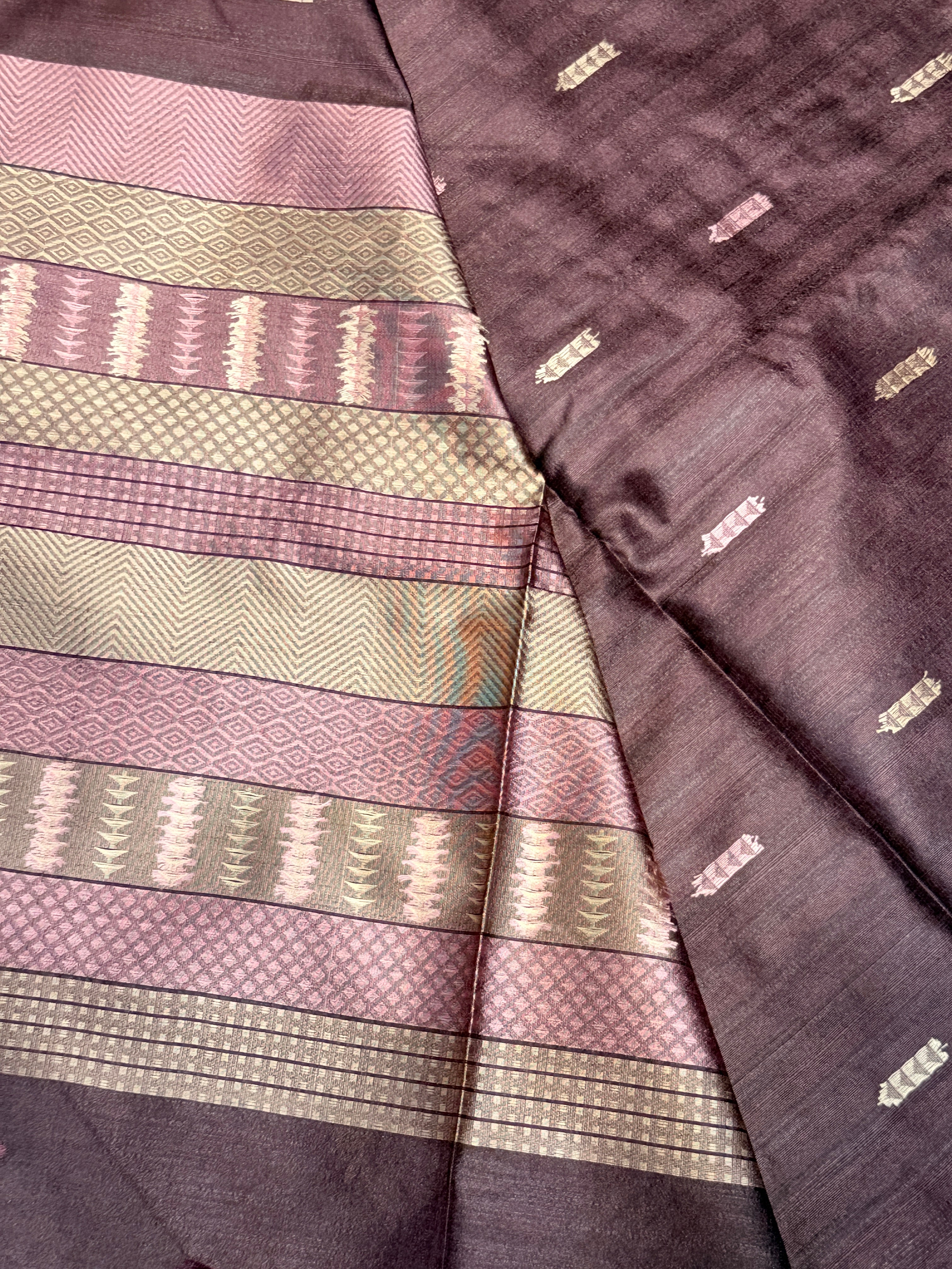Semi Tussar  Silk