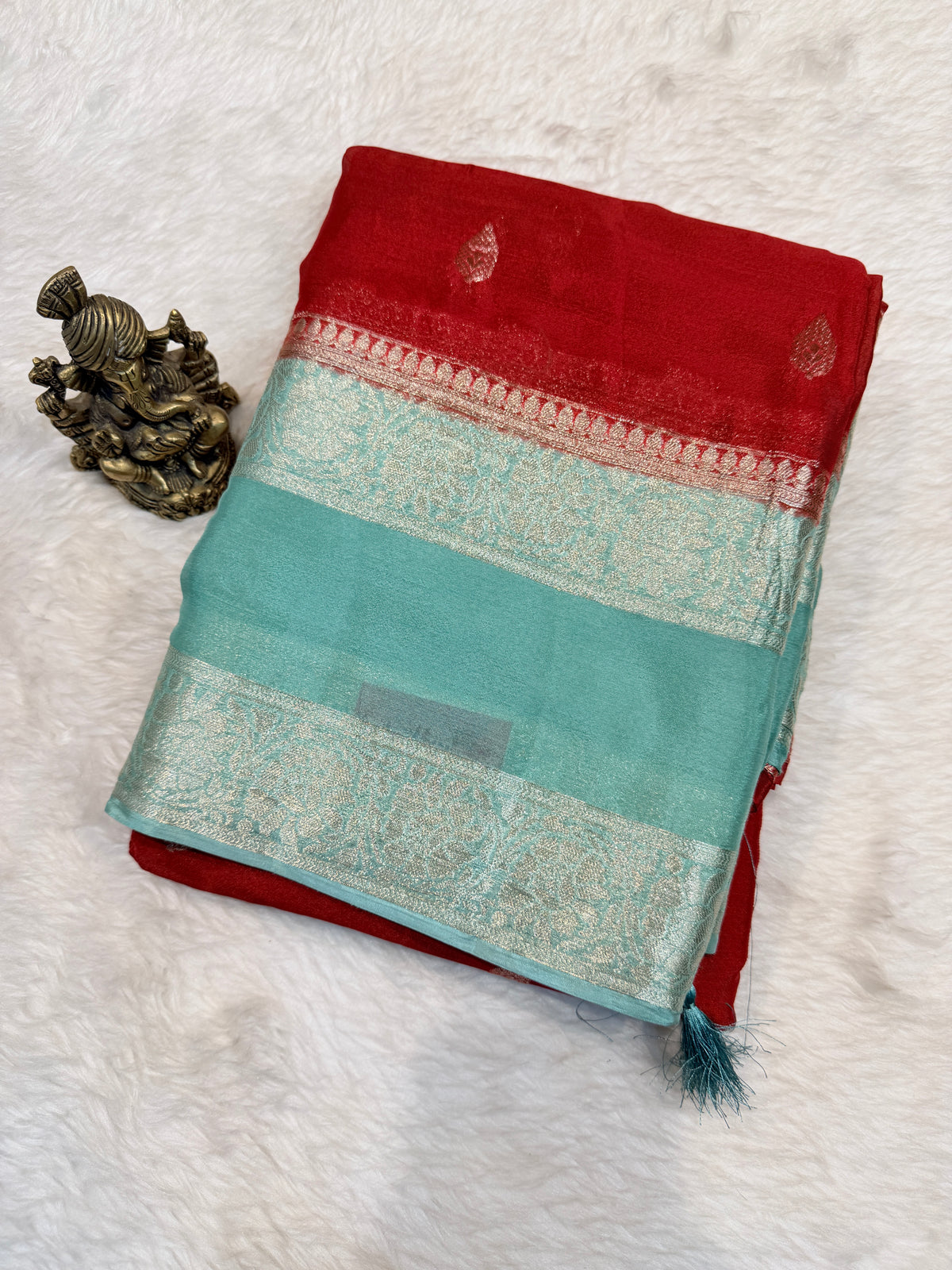 Chinnon Silk Crepe Bentex-Red