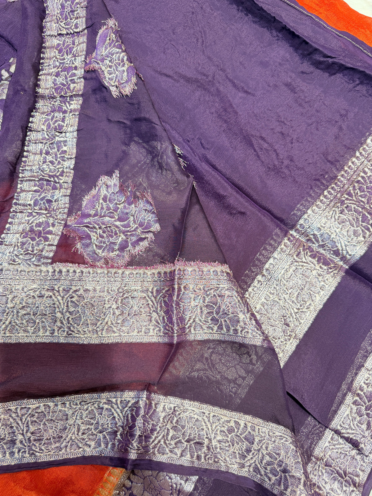 Chinnon Silk Crepe Bentex-Rust Orange