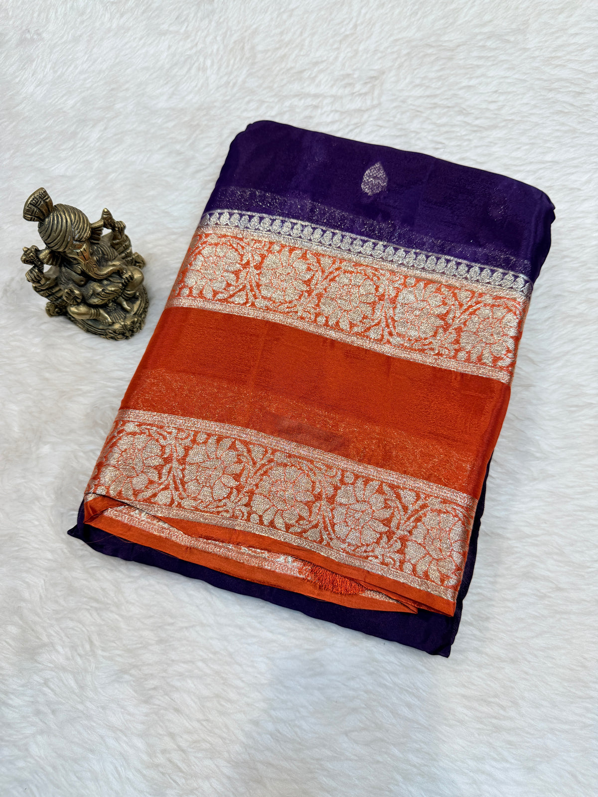 Chinnon Silk Crepe Bentex- Purple