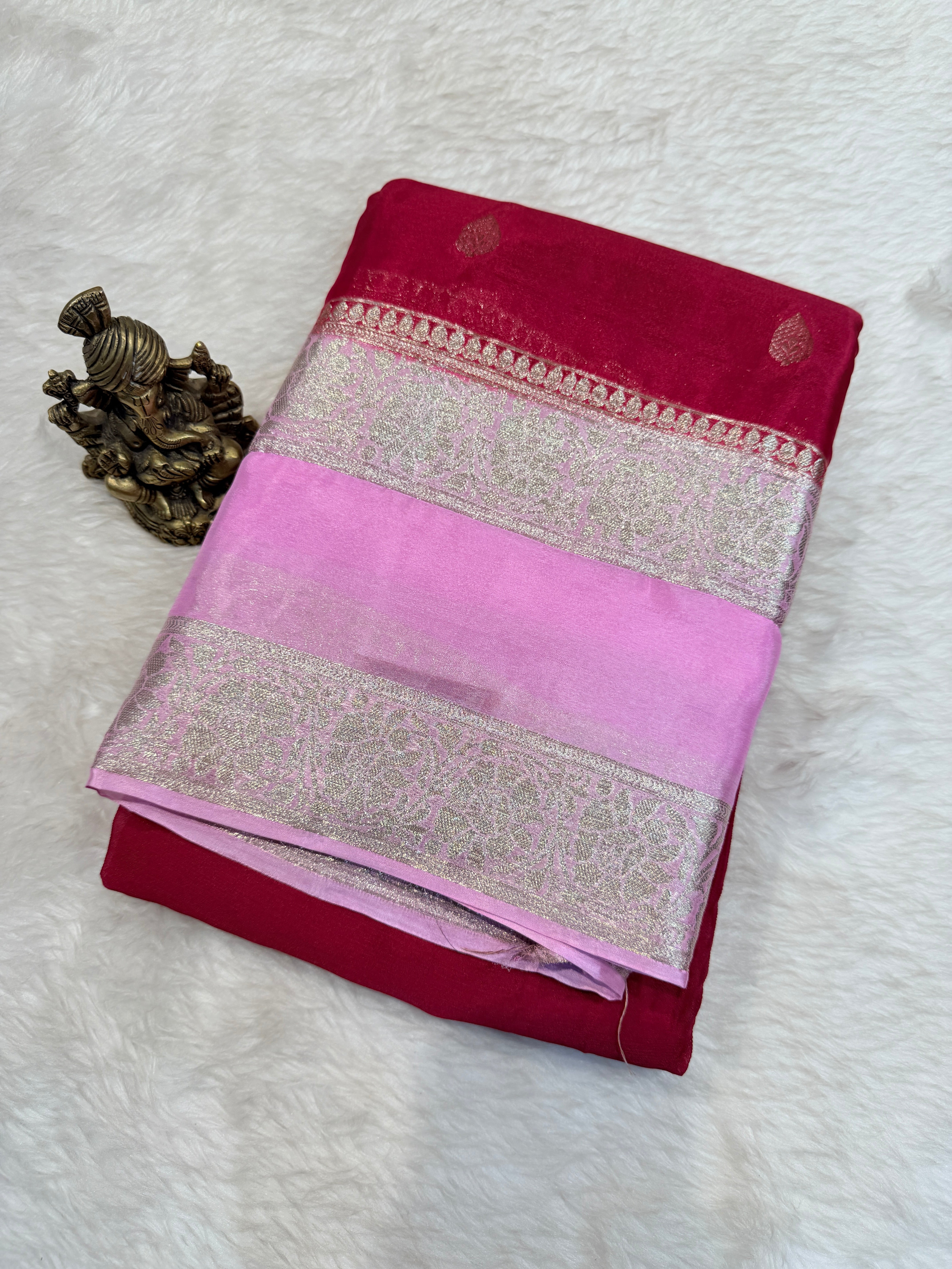 Chinnon Silk Crepe Bentex- Dark Pink