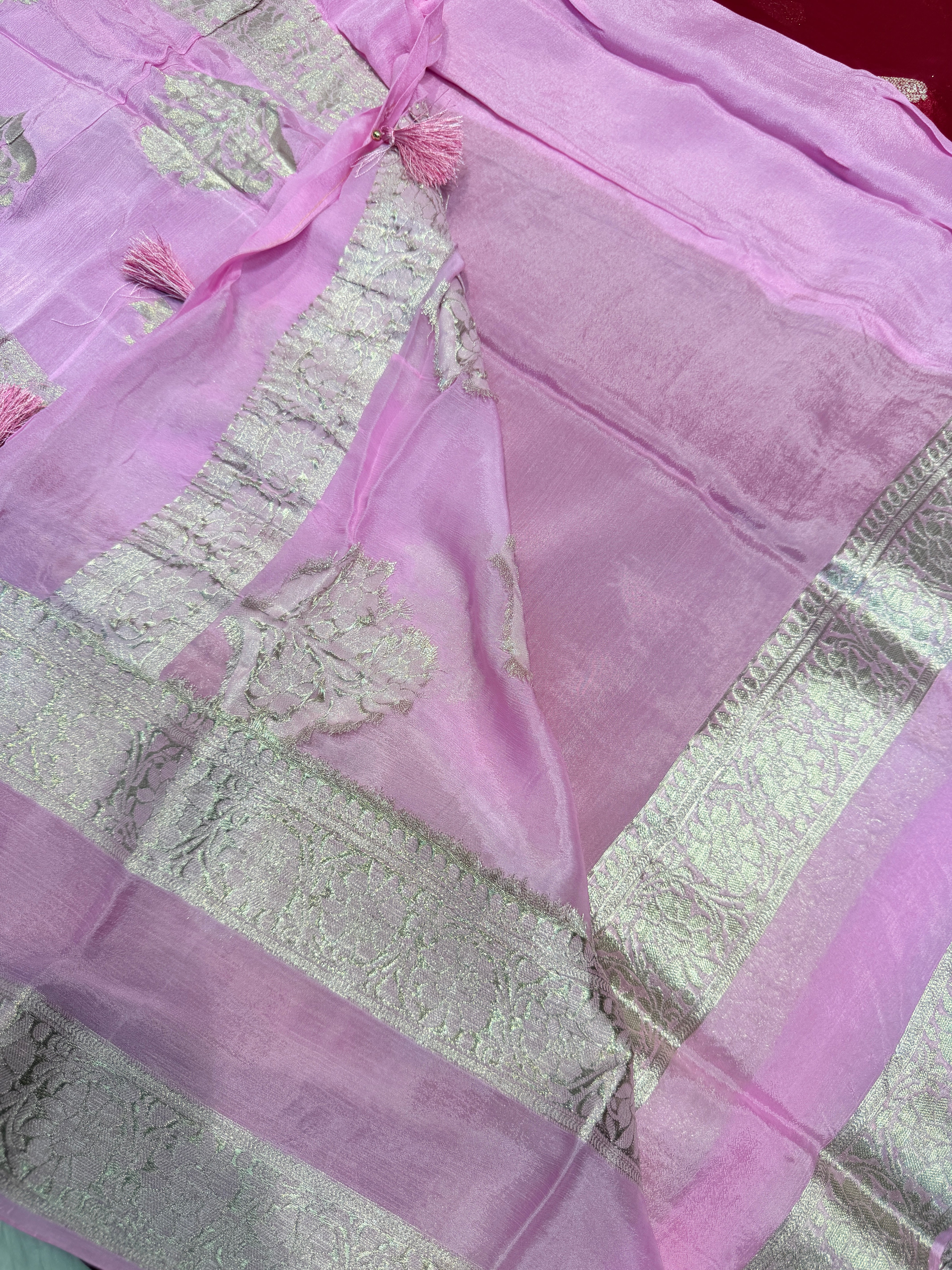 Chinnon Silk Crepe Bentex- Dark Pink