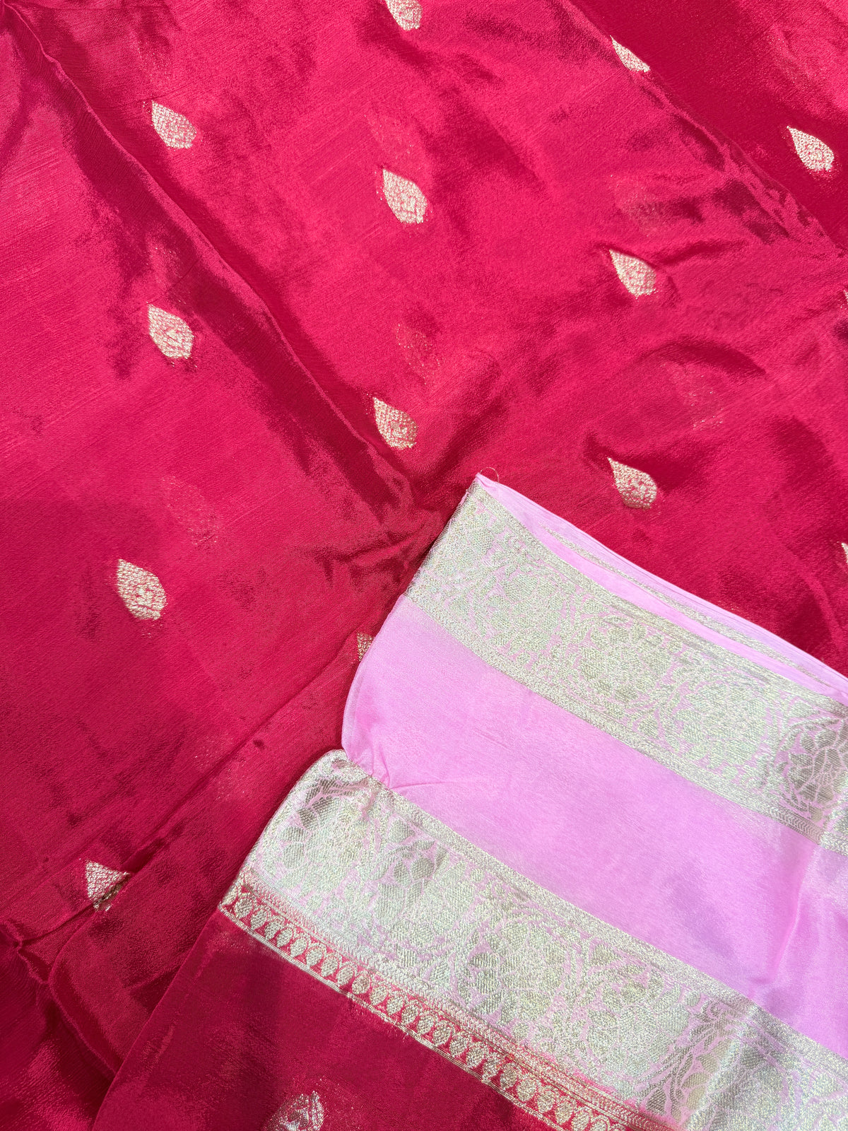 Chinnon Silk Crepe Bentex- Dark Pink