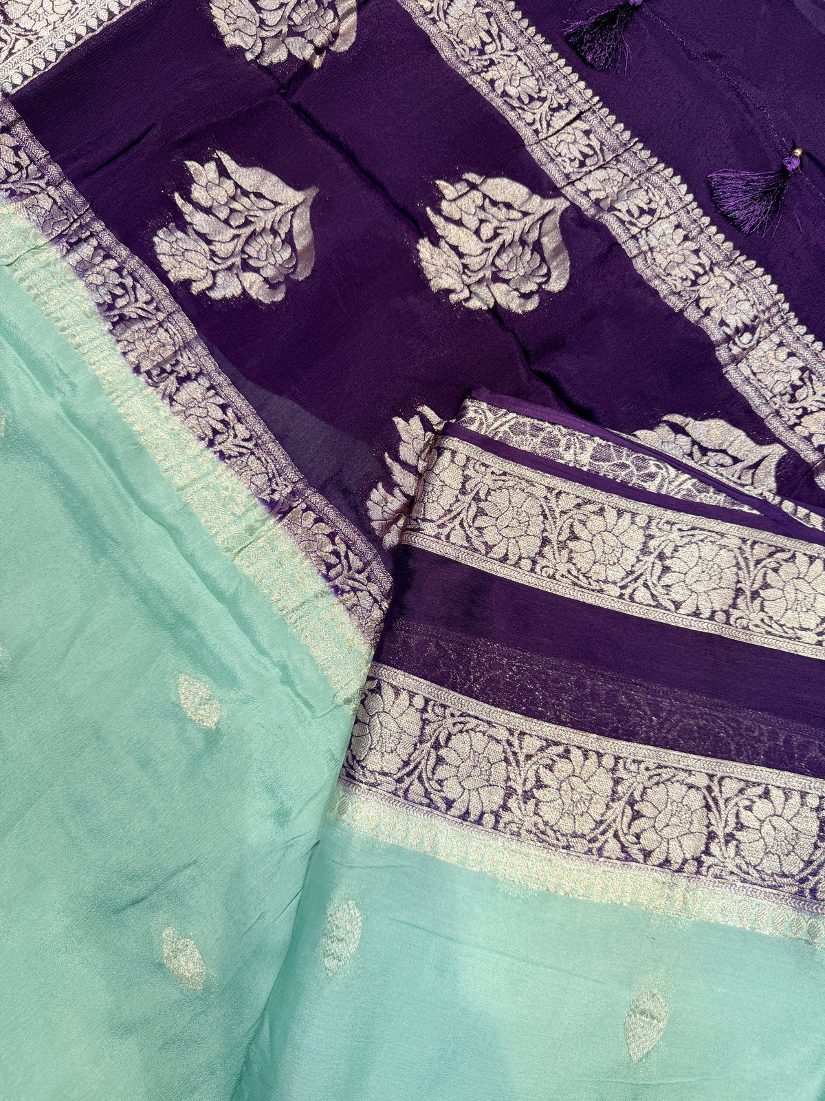 Chinnon Silk Crepe Bentex-Pista Green