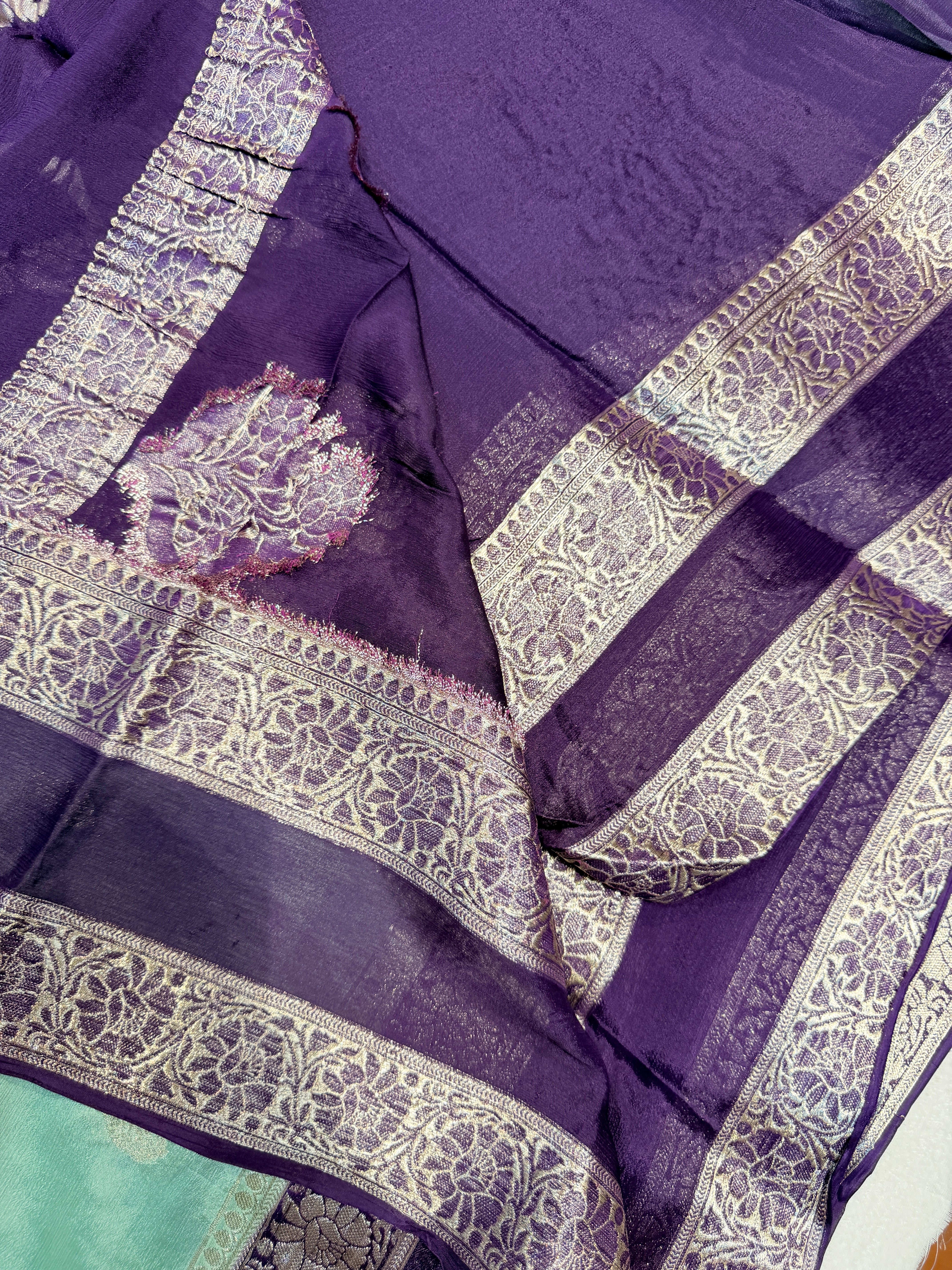 Chinnon Silk Crepe Bentex-Pista Green