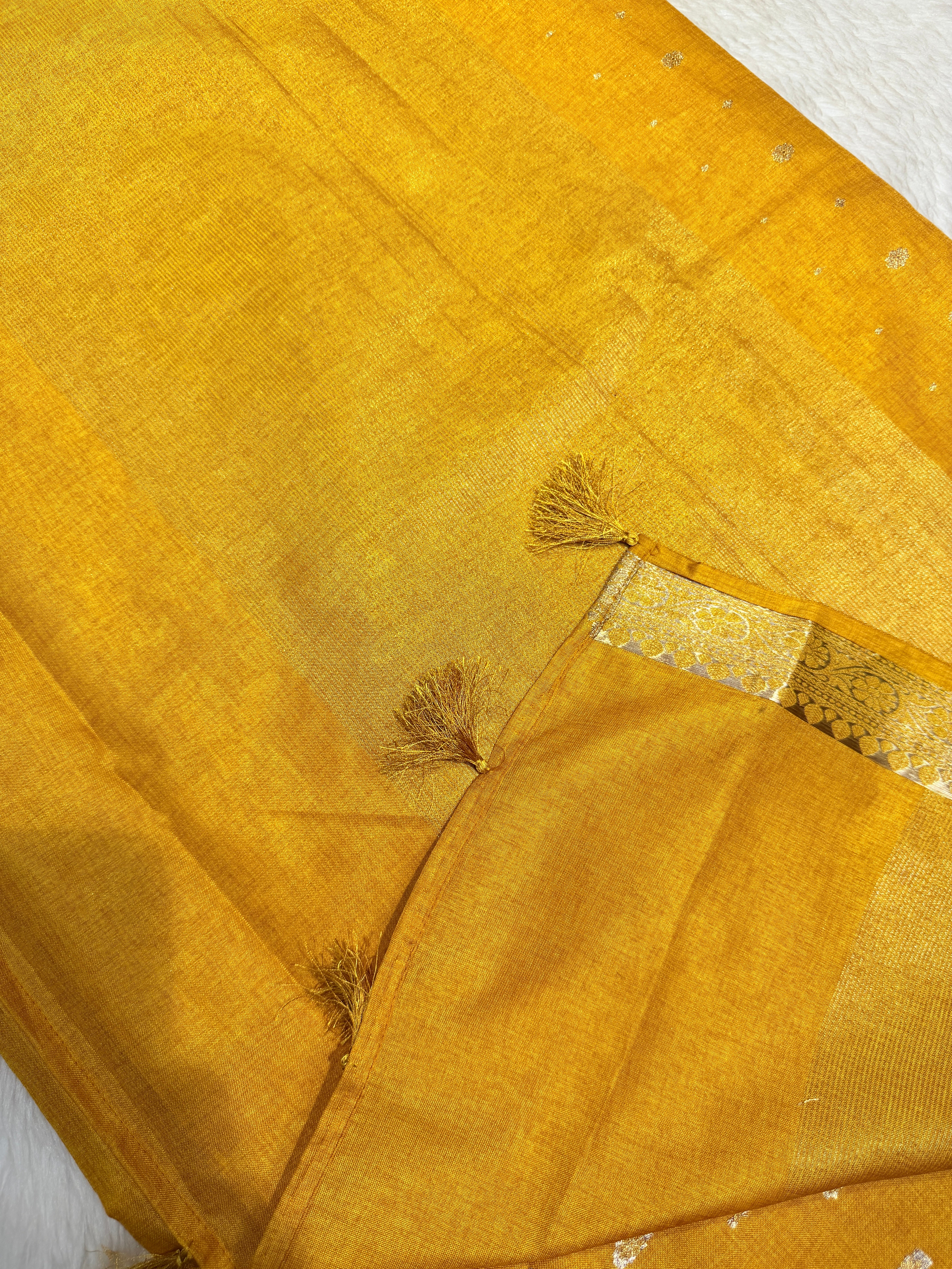 Tussar Embroidery Border