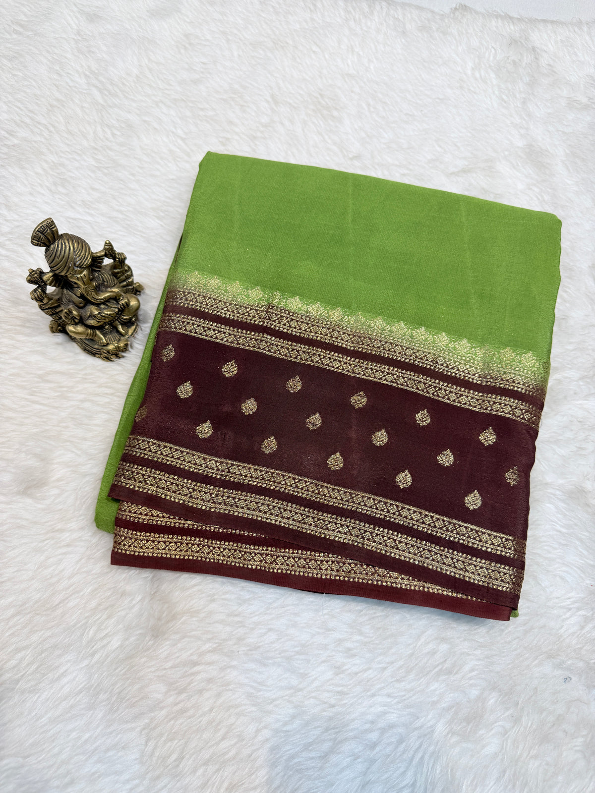 Chiffon Georgette Contrast