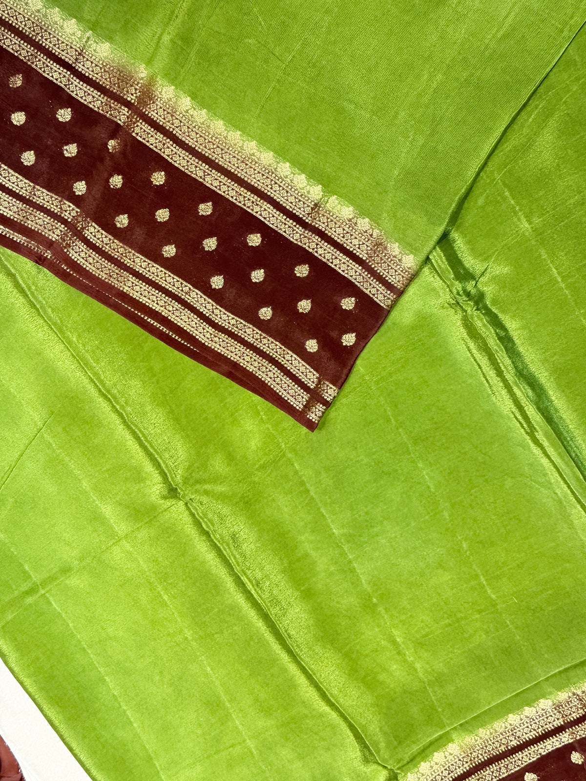 Chiffon Georgette Contrast