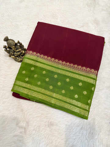 Chiffon Georgette Contrast