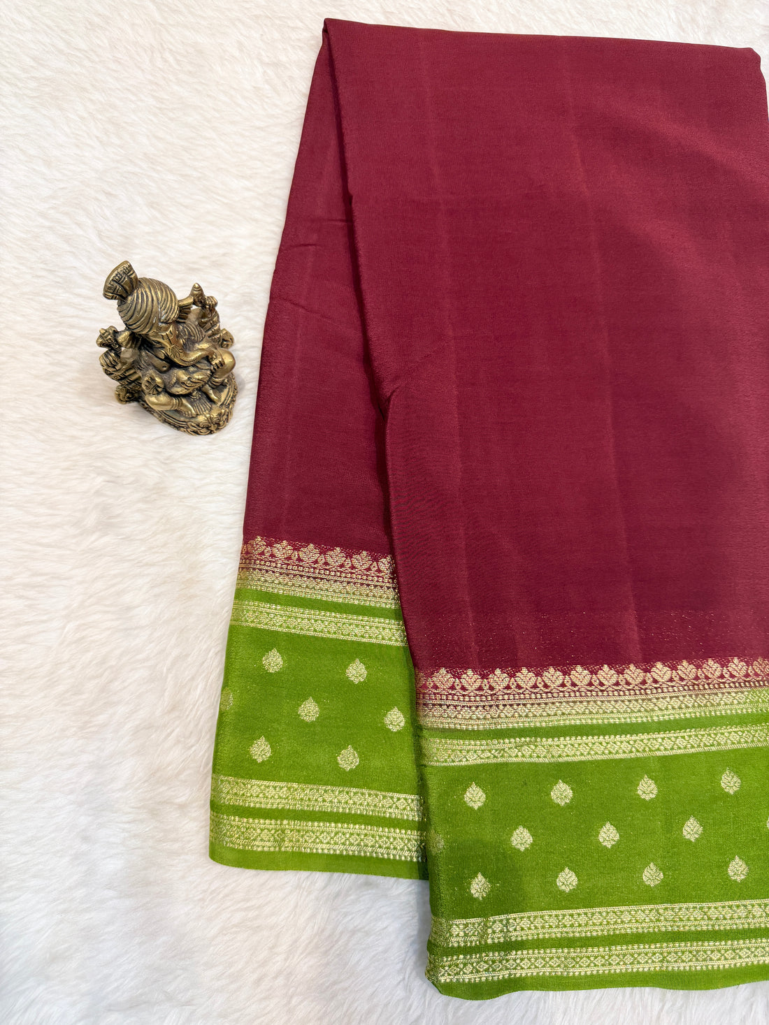 Chiffon Georgette Contrast
