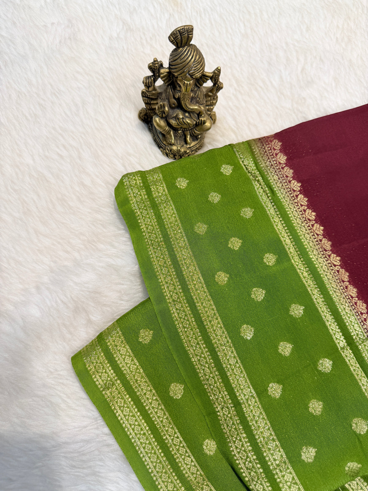 Chiffon Georgette Contrast