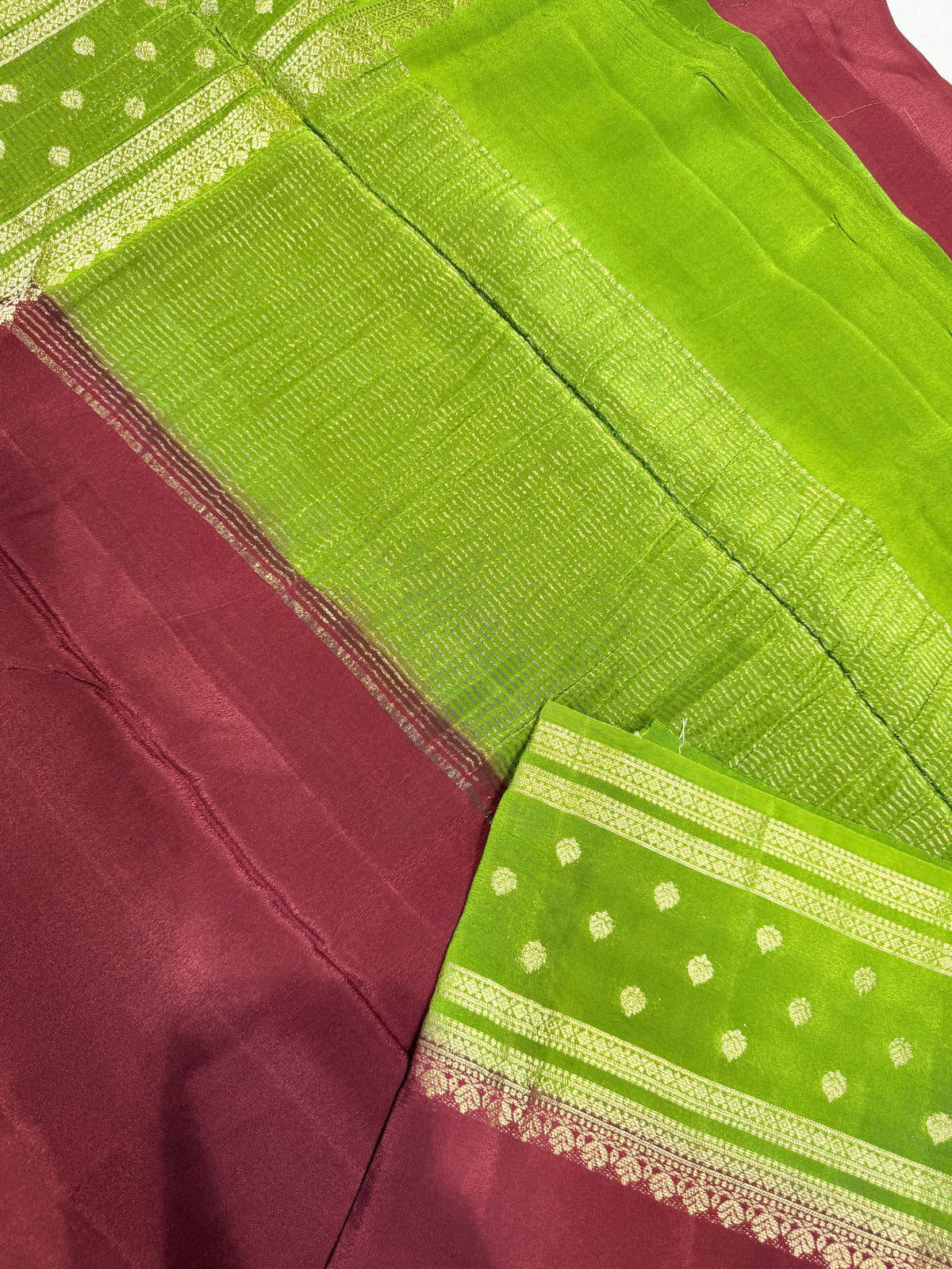 Chiffon Georgette Contrast
