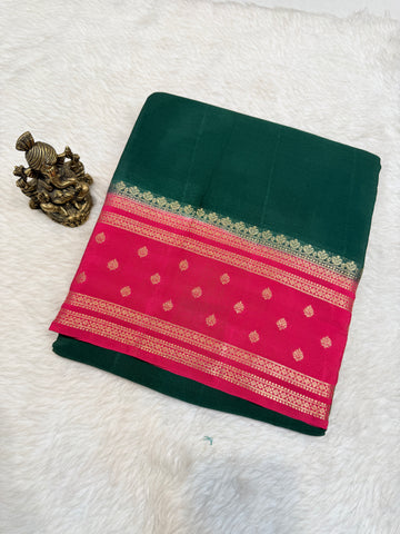 Chiffon Georgette Contrast