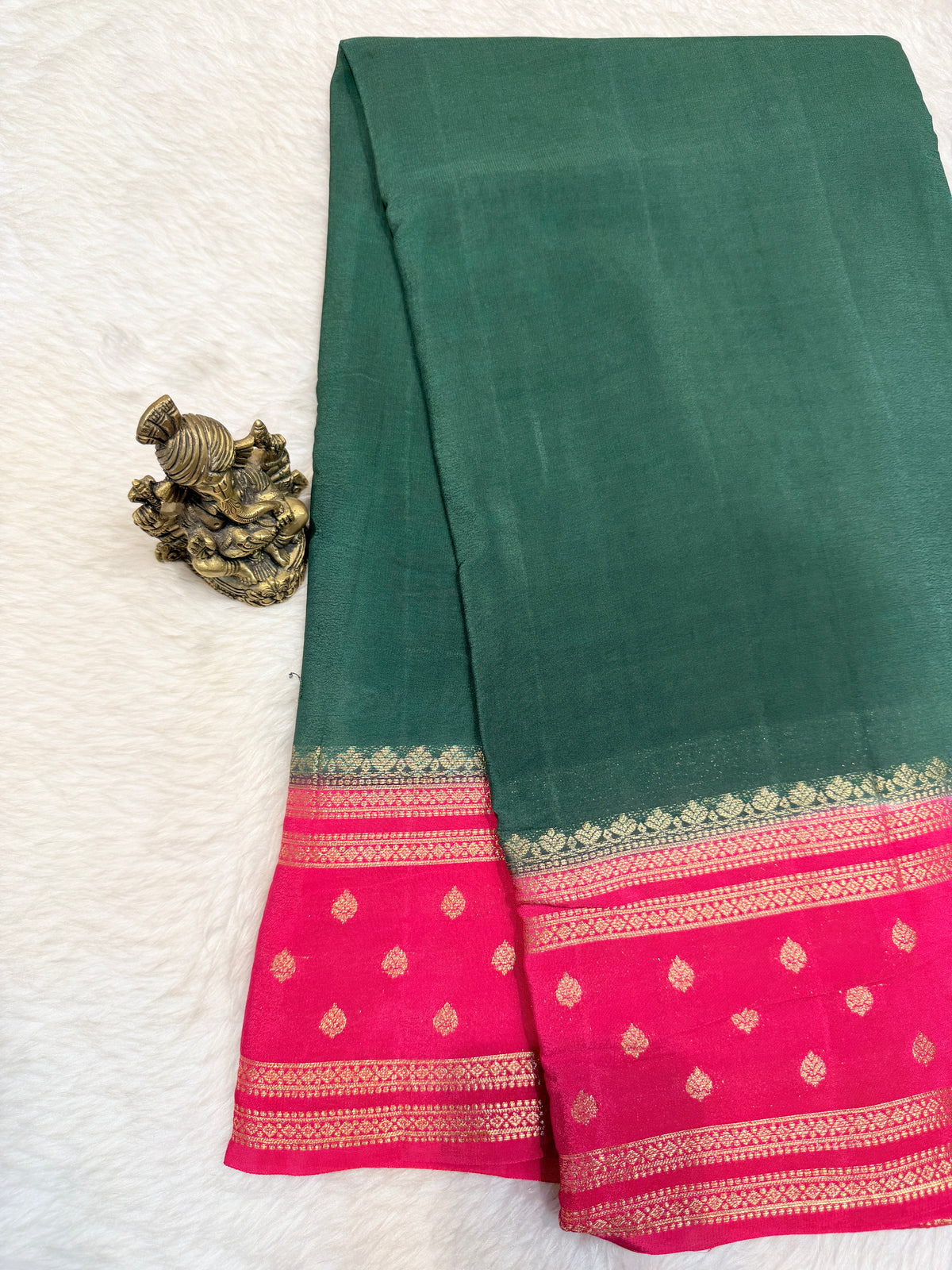 Chiffon Georgette Contrast