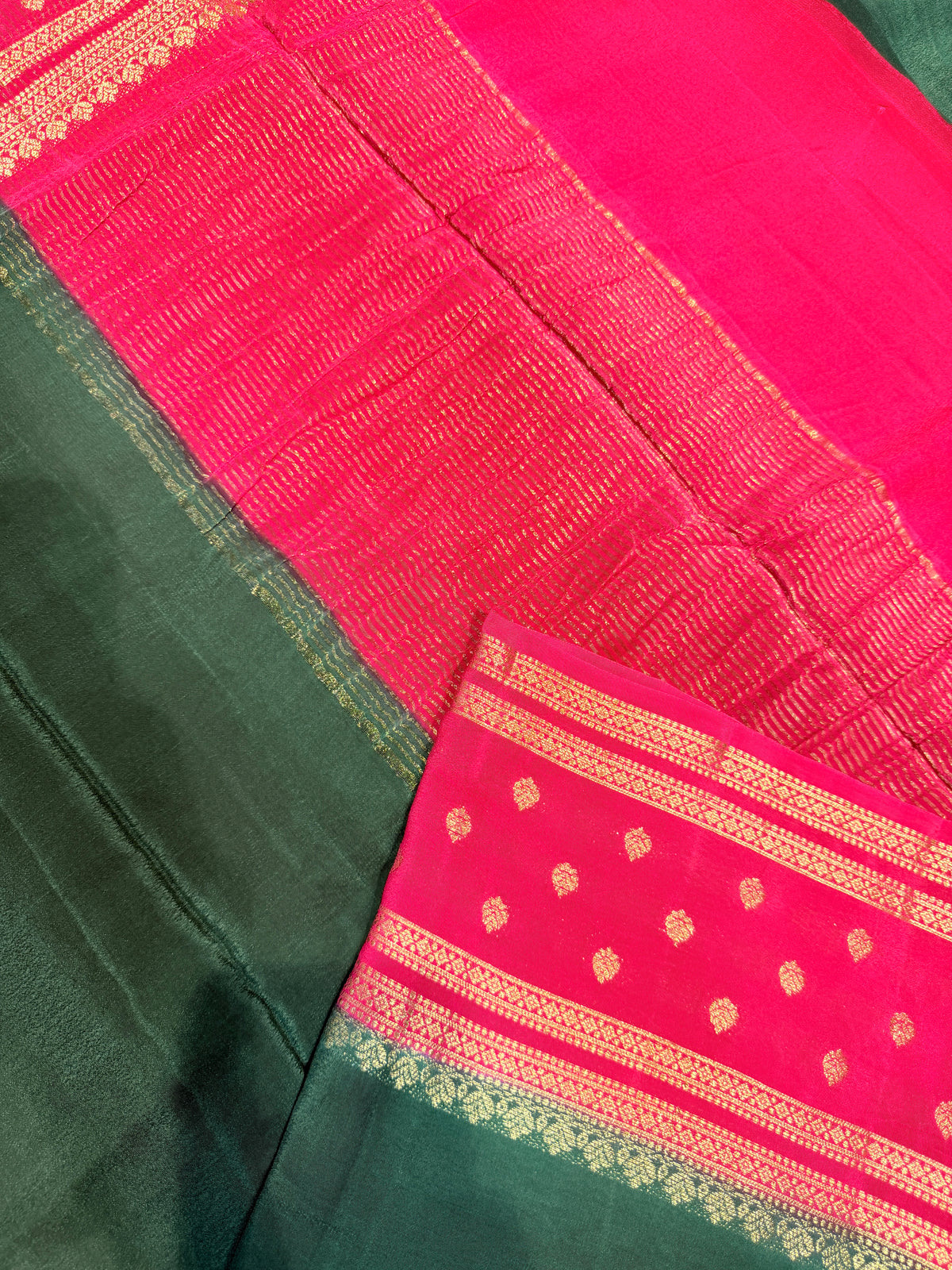 Chiffon Georgette Contrast